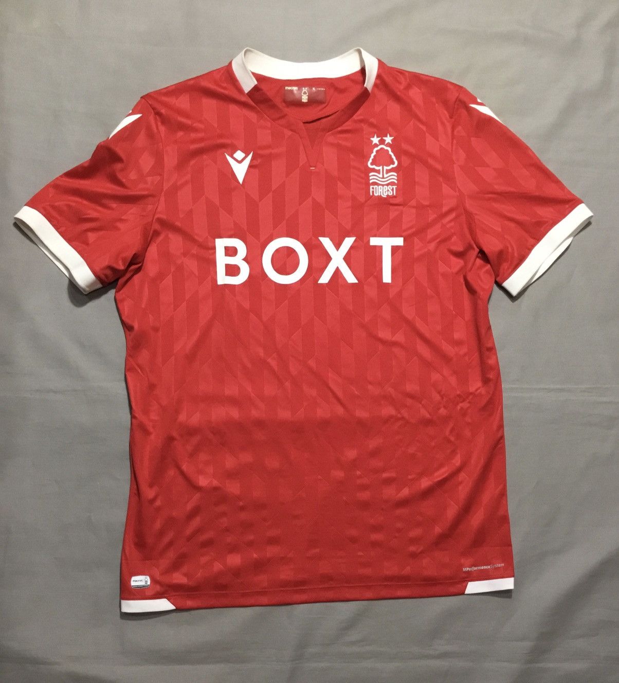 Other Nottingham Forest Shirt Sz ZL Red Macron Football 2020/2019 Size US XL / EU 56 / 4 - 1 Thumbnail