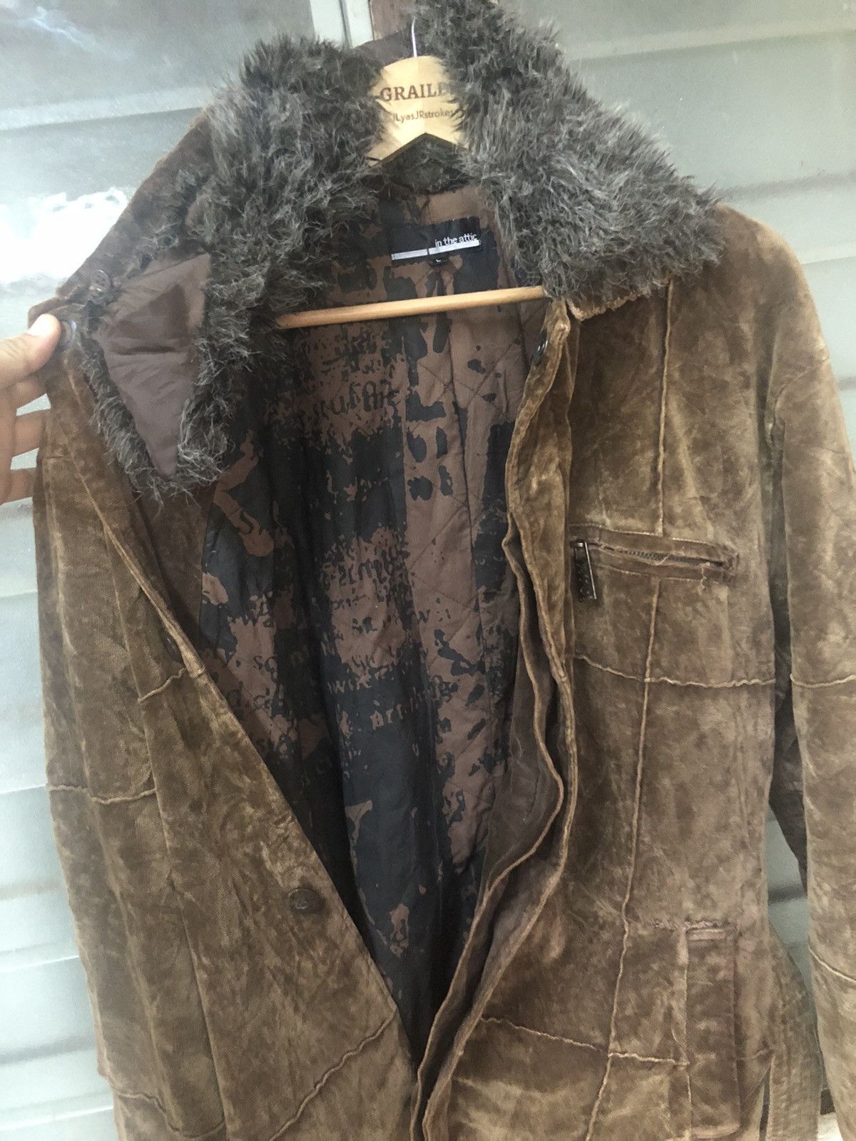 In The Attic In The Attic Fur Hoodie Velvet Punk Parka LGB style Punk Size US L / EU 52-54 / 3 - 7 Thumbnail
