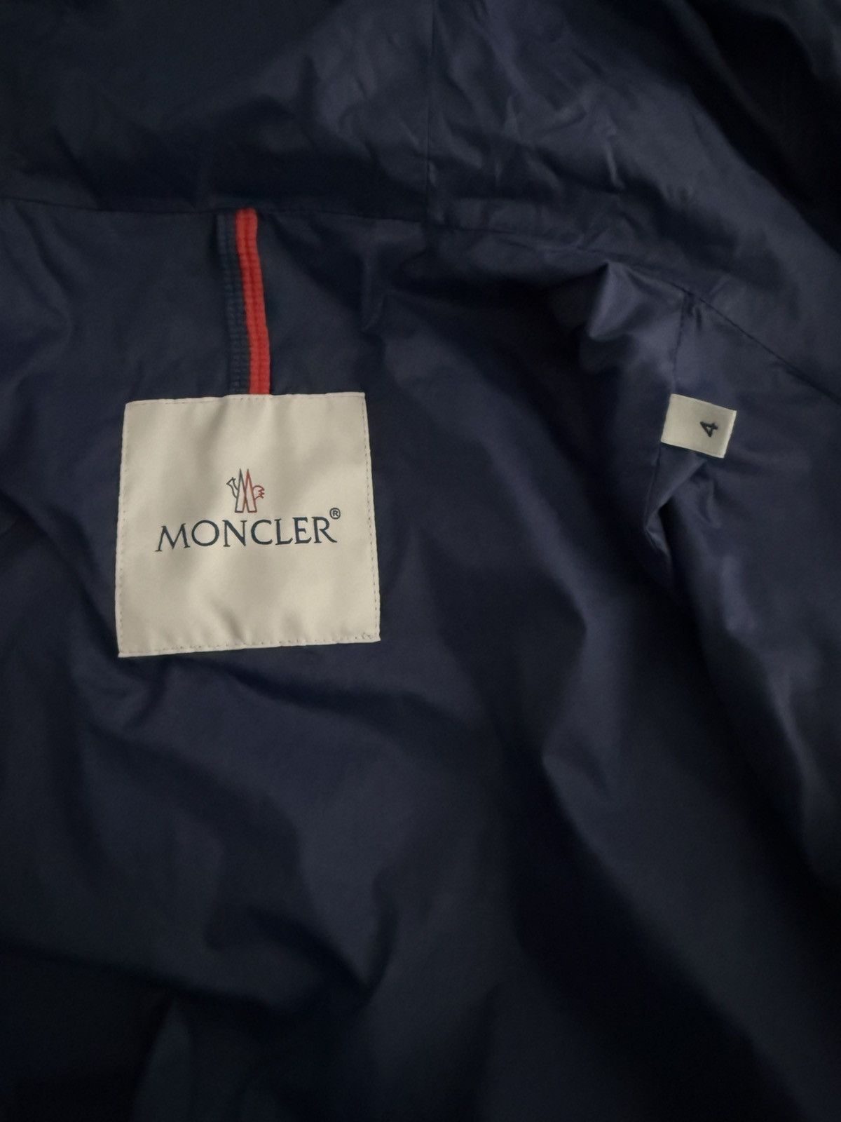 Moncler Moncler Jacket Cam Size 4 (L) Navy Blue Size US L / EU 52-54 / 3 - 10 Thumbnail