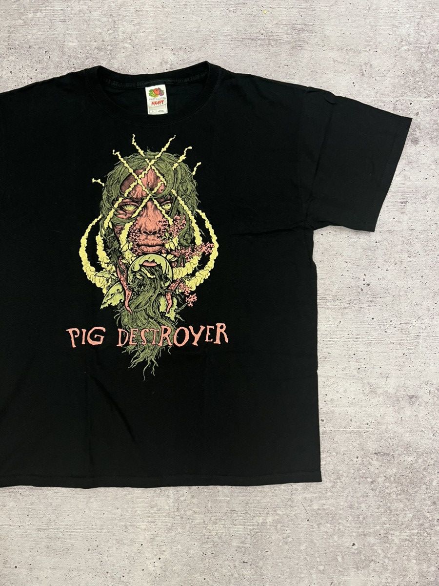 Band Tees Pig Destroyer vintage Rock T-Shirt Size US L / EU 52-54 / 3 - 3 Thumbnail