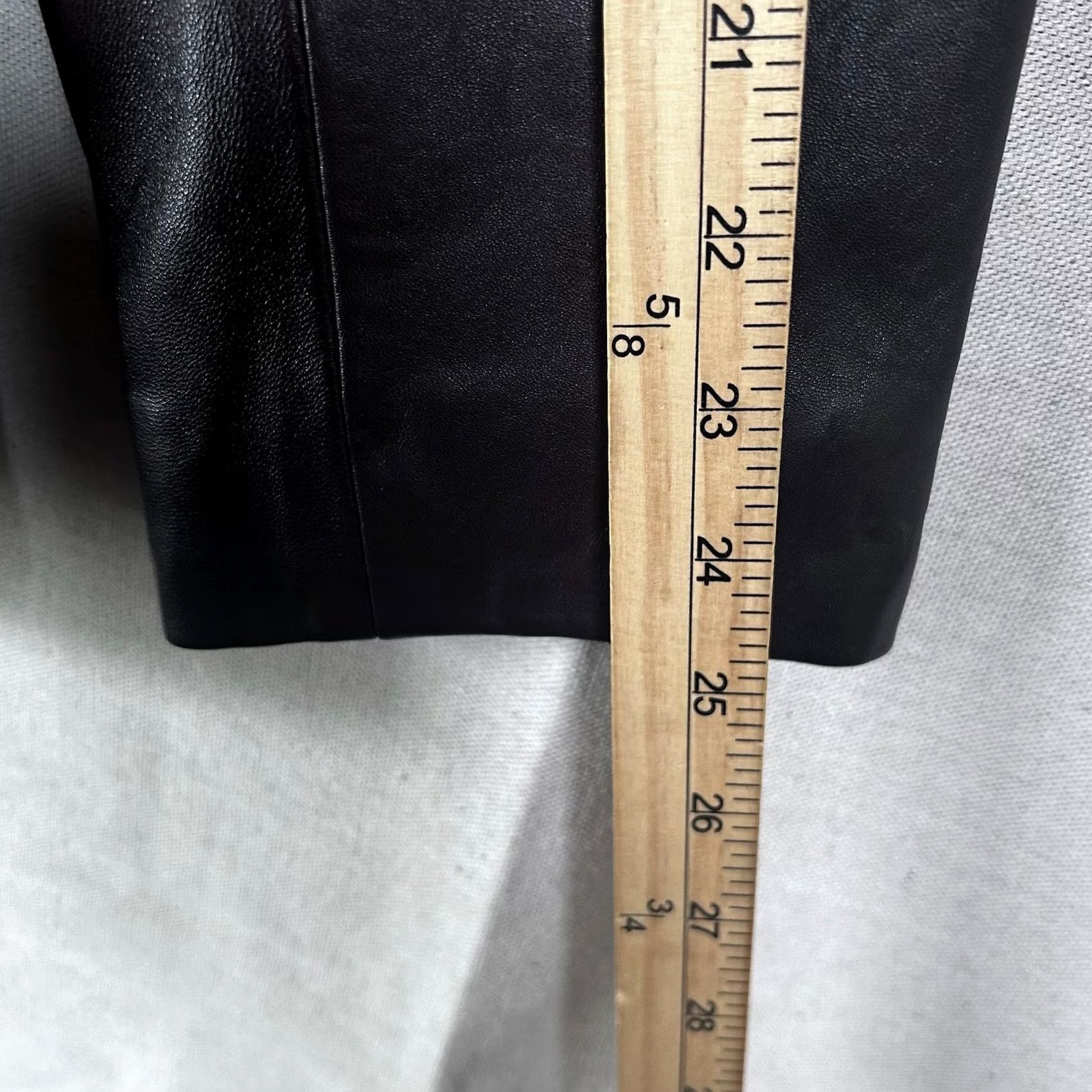 Croft & Barrow Croft & Barrow Womens Lambskin Leather Blazer 3-Button Coat Jacket Brown Size S Size S / US 4 / IT 40 - 7 Thumbnail