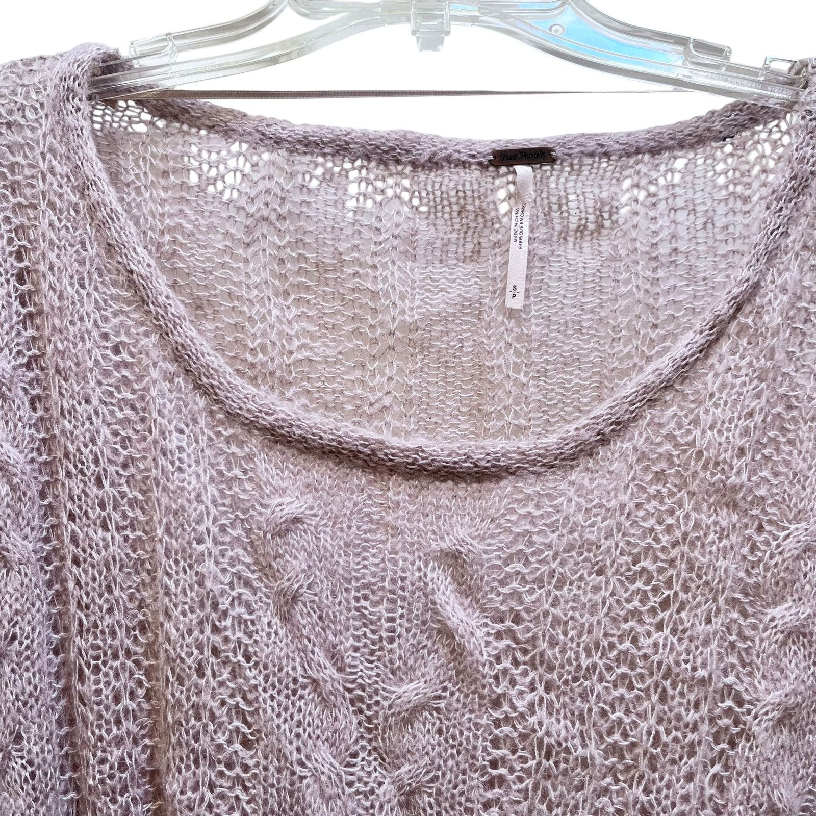 Free People Free People Angel Soft Frappuccino Blush Pink Knit Sweater Size S / US 4 / IT 40 - 3 Thumbnail