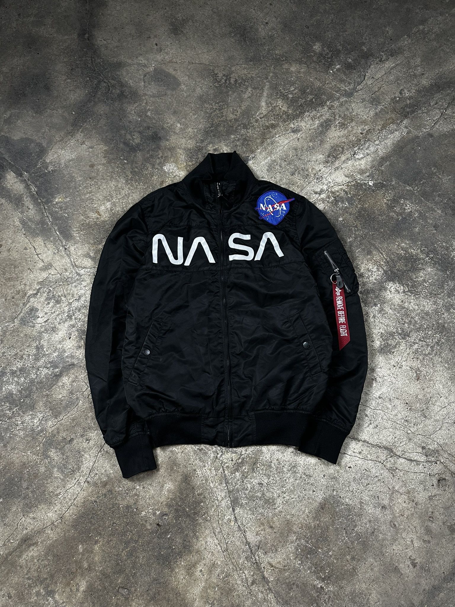 Alpha Industries Alpha Industries x NASA Nylon Bomber Jacket Size US M / EU 48-50 / 2 - 1 Thumbnail