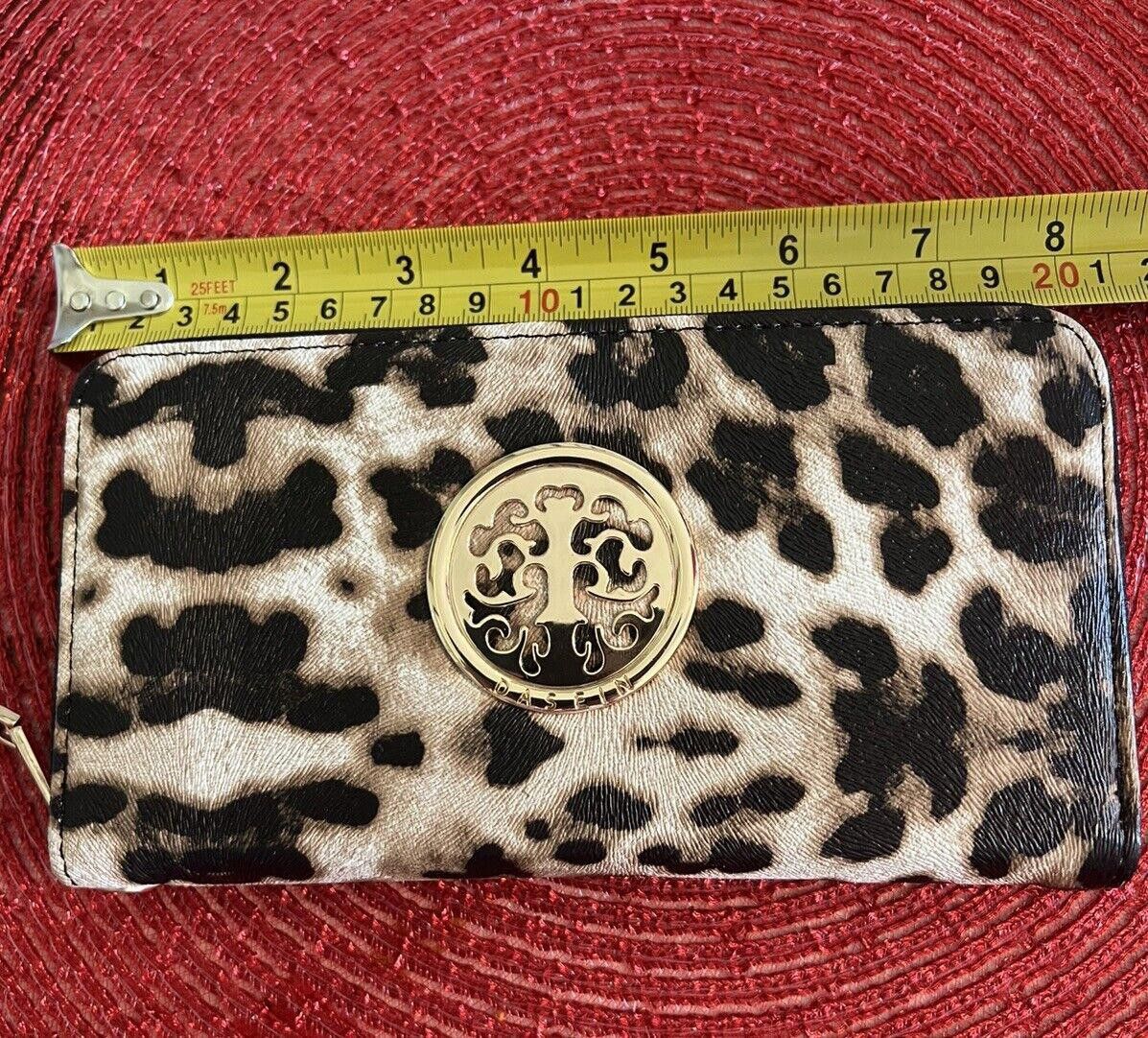 Other DASEIN WOMEN'S ZIP Animal Print WALLET FAUX Leather Size ONE SIZE - 2 Thumbnail