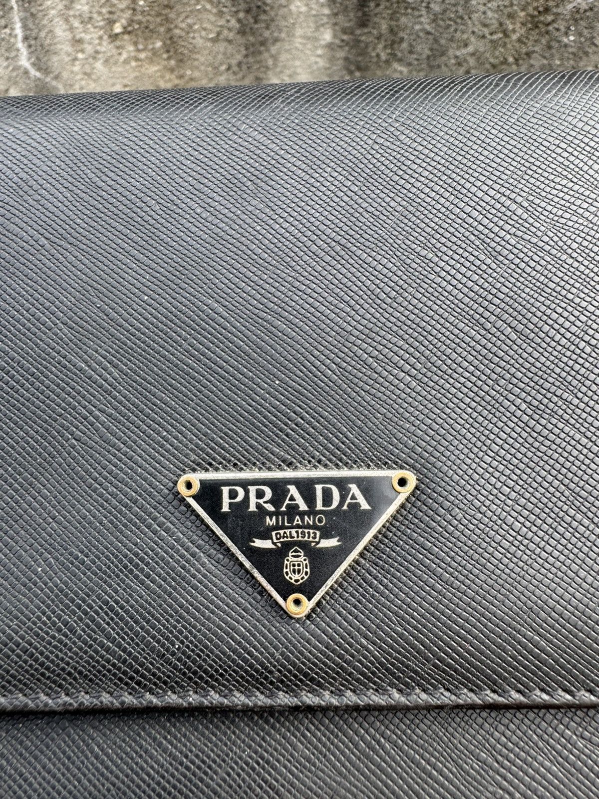Prada PRADA Long Wallet Safiano Leather Black Auth Size ONE SIZE - 3 Thumbnail
