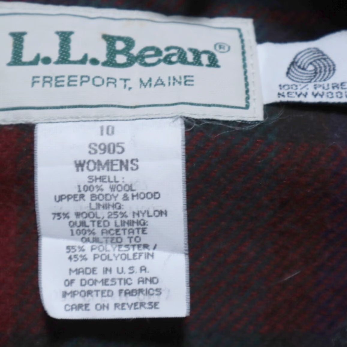 Vintage LL Bean Toggle Quilt Lined Long Coat Solid Charcoal Women's 10 Jacket Long Coat LL Bean Women Charcoal Toggle Quilt Lined Long Coat Solid 10 Size L / US 10 / IT 46 - 5 Thumbnail