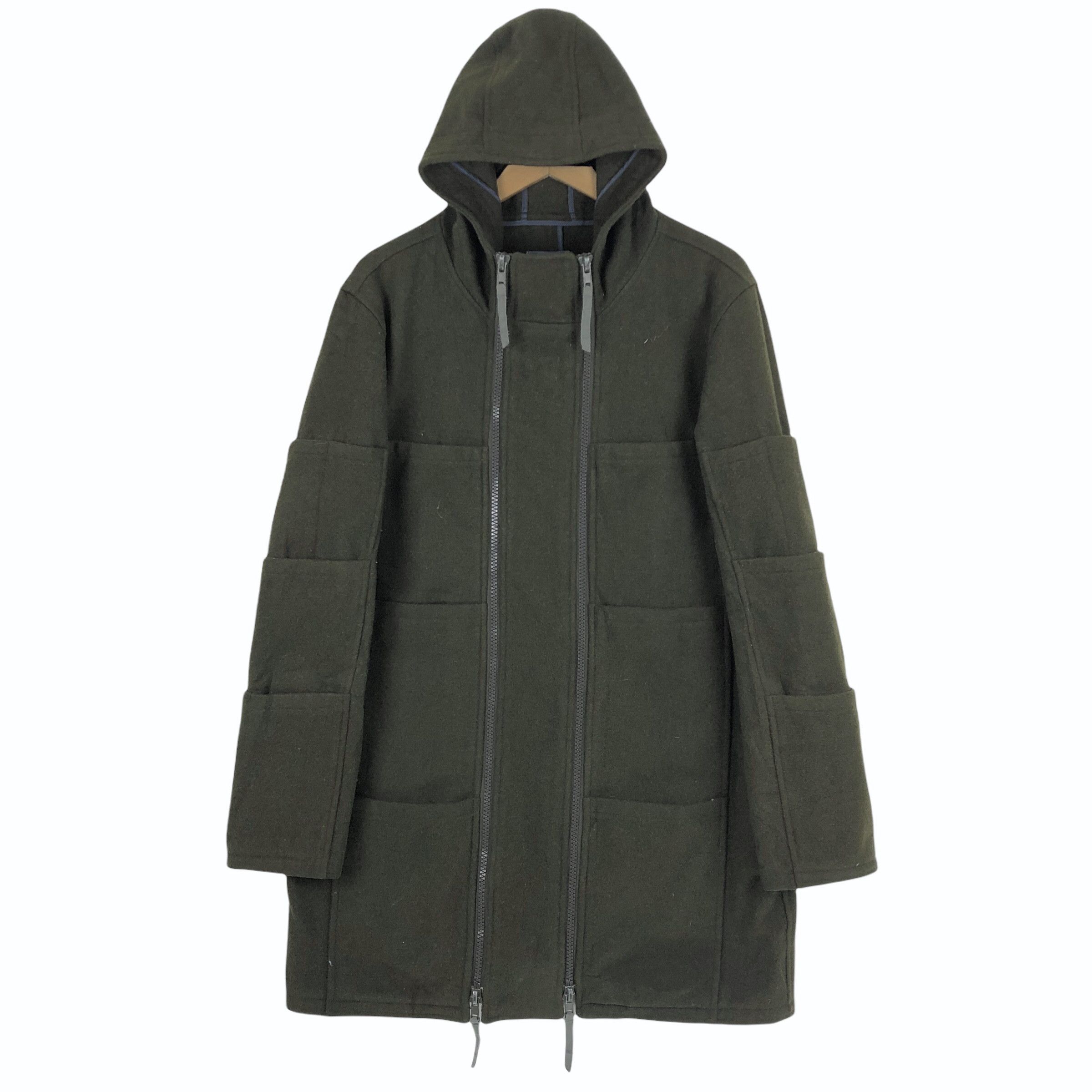 Japanese Brand Vintage Double Shock Wool Parka Final Home Survival Jacket Size US L / EU 52-54 / 3 - 4 Thumbnail