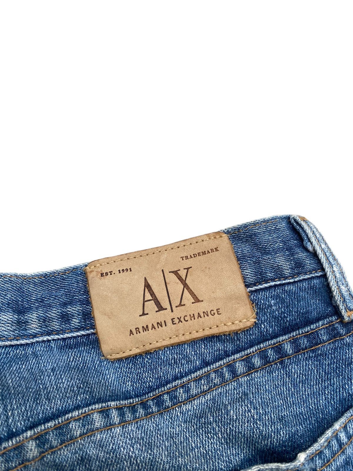 Armani Exchange Armani Exchange Ripped and Distressed Flare Pant Size US 32 / EU 48 - 9 Thumbnail