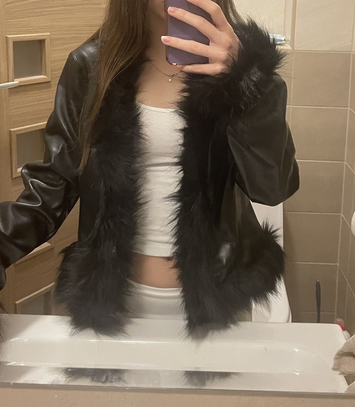 Vintage women’s leather jacket Size XS / US 0-2 / IT 36-38 - 1 Thumbnail