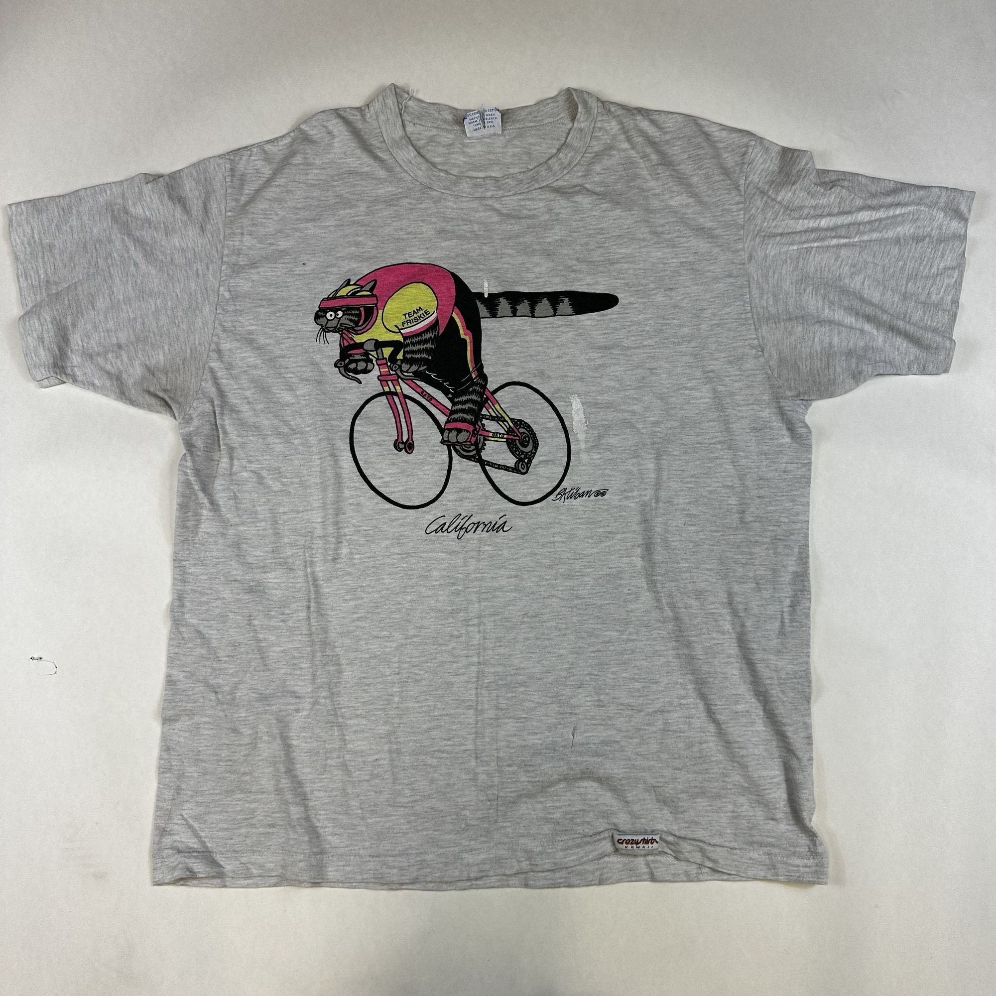 Vintage Vintage California Cat Gag Tee (L) Size US L / EU 52-54 / 3 - 1 Thumbnail