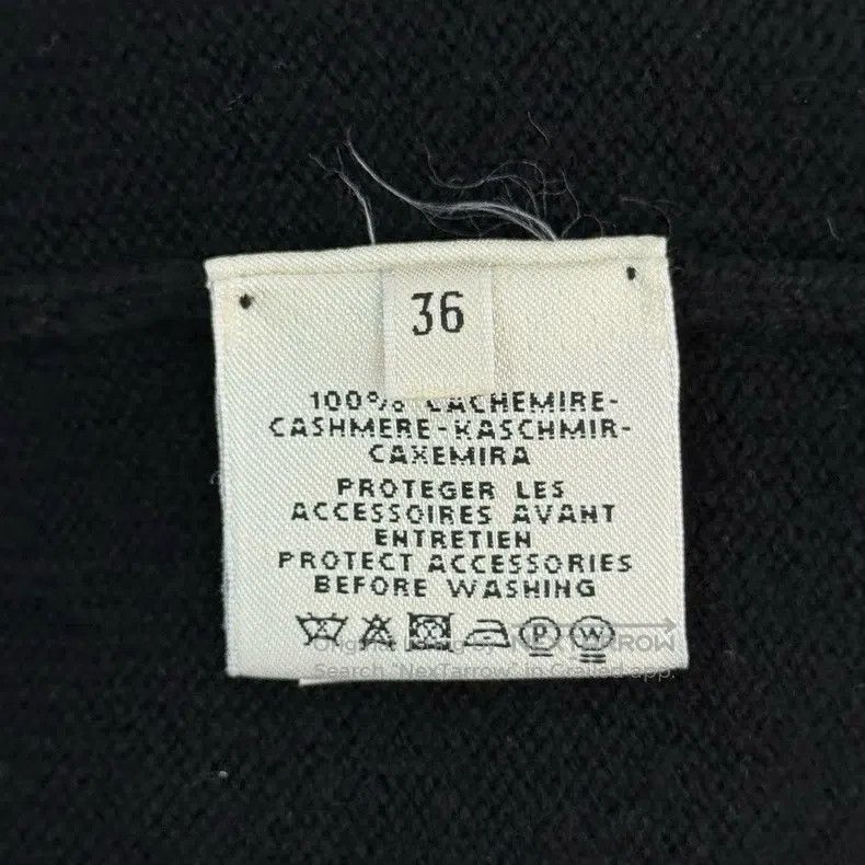 Hermes Hermes Black Metal Logo Cashmere Dress Size XS / US 0-2 / IT 36-38 - 6 Thumbnail