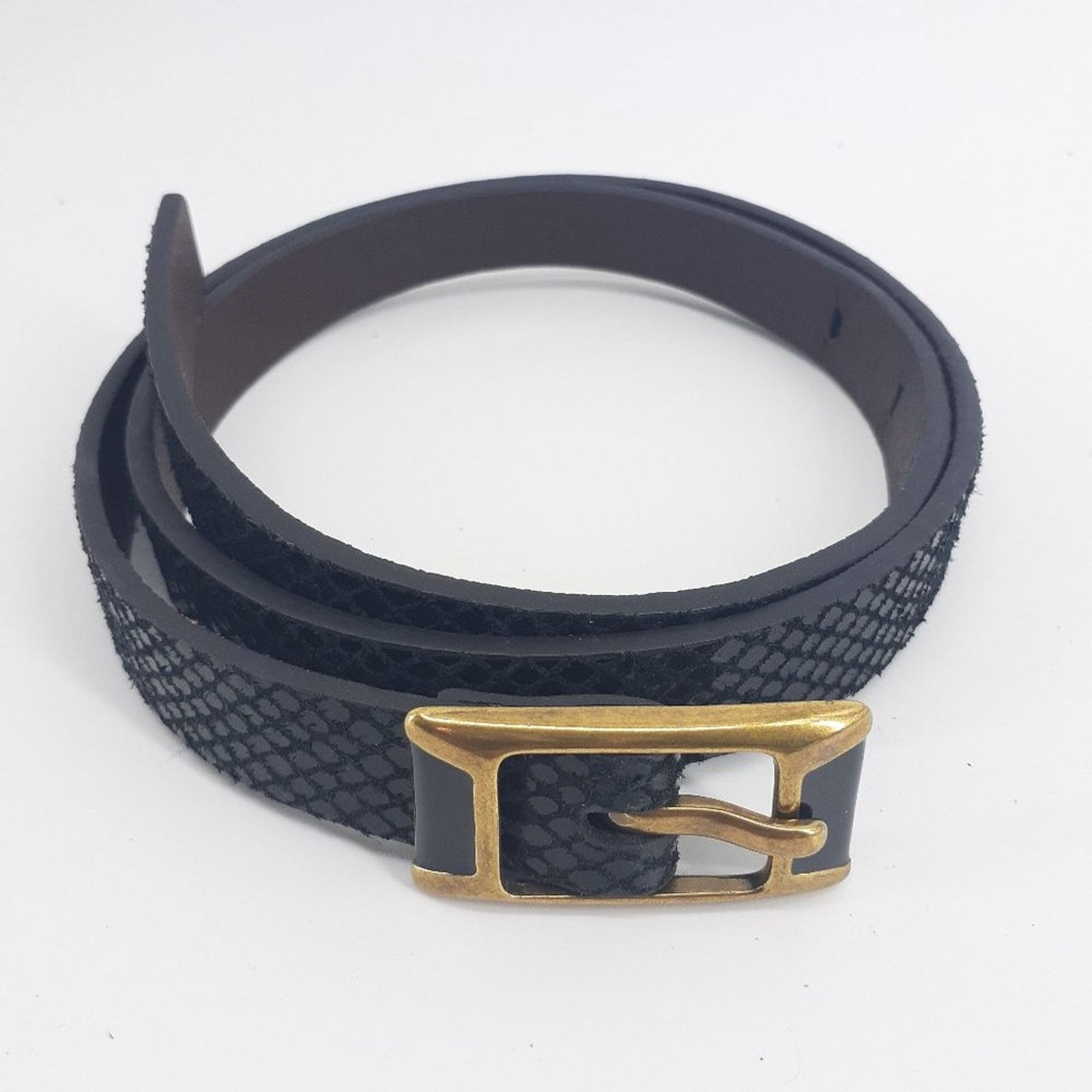 Fossil Fossil Women's Shinny Scales Animal Print Embossed Black Size ONE SIZE - 2 Thumbnail