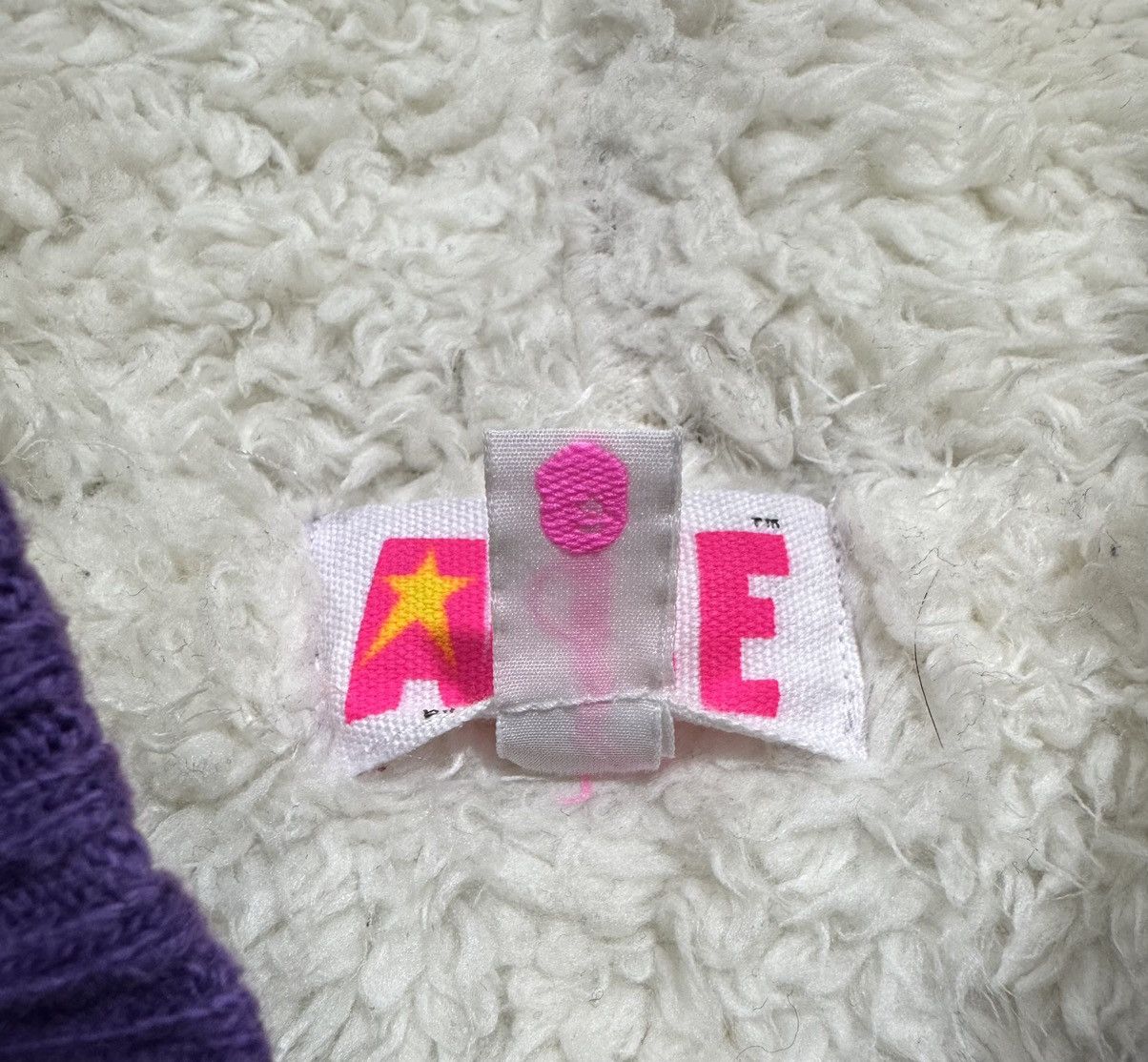 Bape Embroidered Sherpa Hoodie Size S / US 4 / IT 40 - 9 Thumbnail