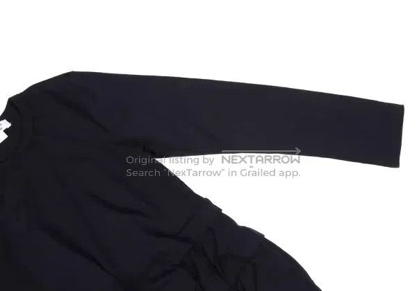 Comme des Garcons Comme des Garcons Navy vintage lace-trimmed top Size S / US 4 / IT 40 - 5 Thumbnail