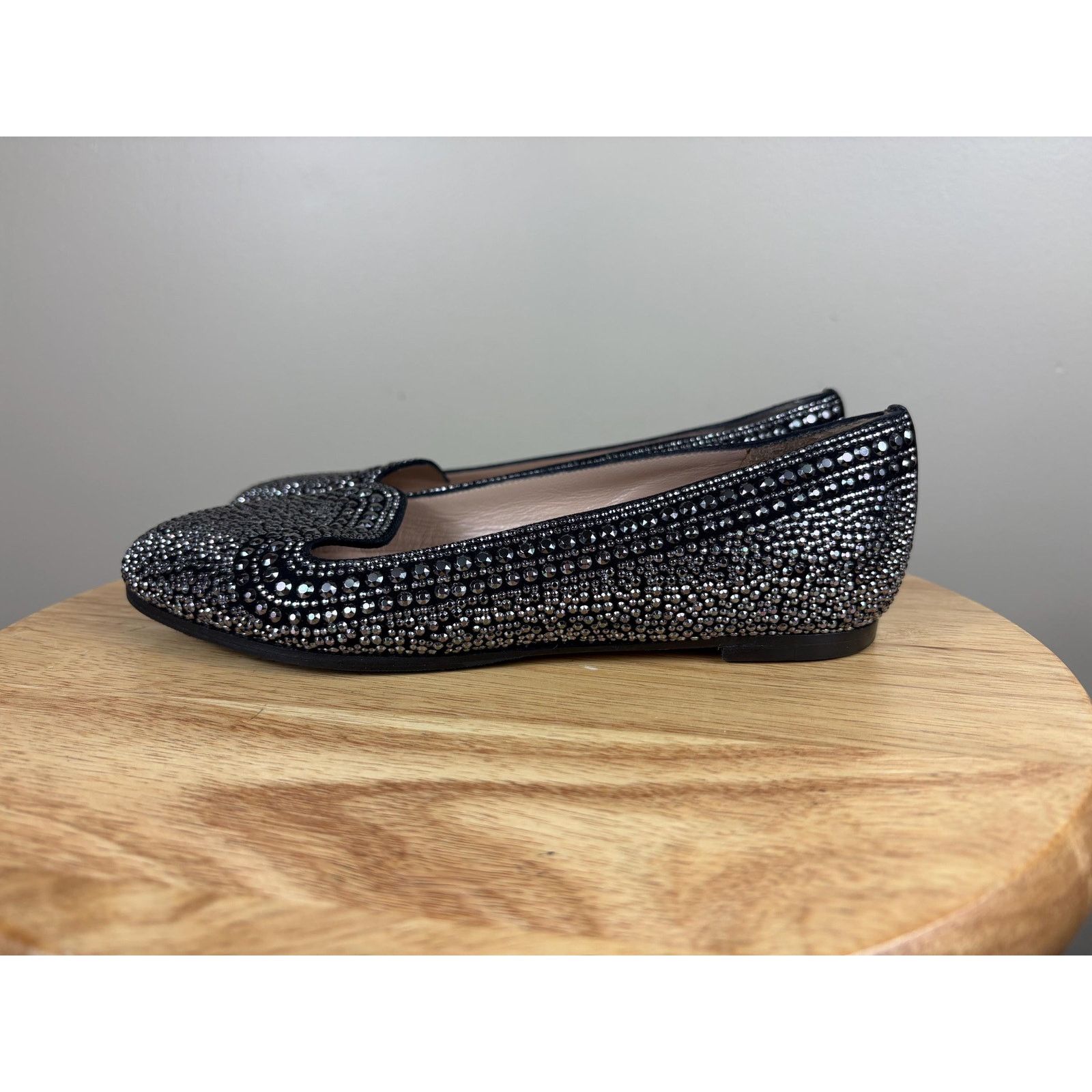 Valentino Authentic Valentino Garavani Silver Studded Flat Size US 5 / IT 35 - 2 Thumbnail
