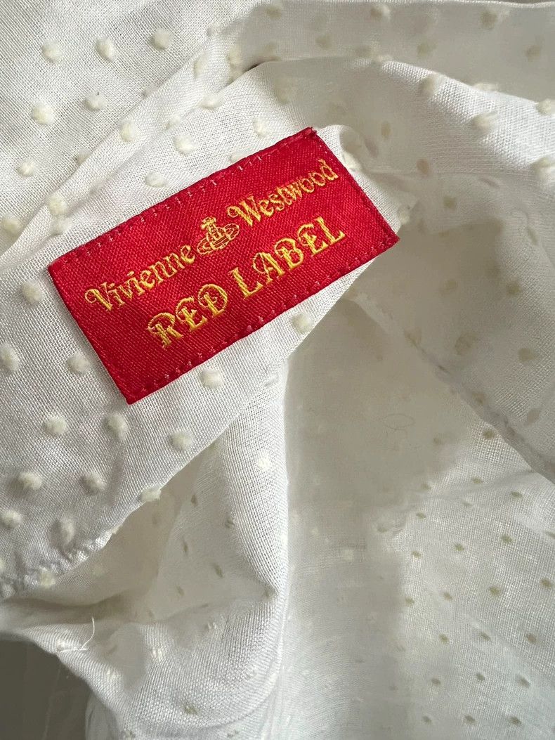 Vivienne Westwood Vivienne Westwood White cotton three-dimensional cut polka Size M / US 6-8 / IT 42-44 - 5 Thumbnail