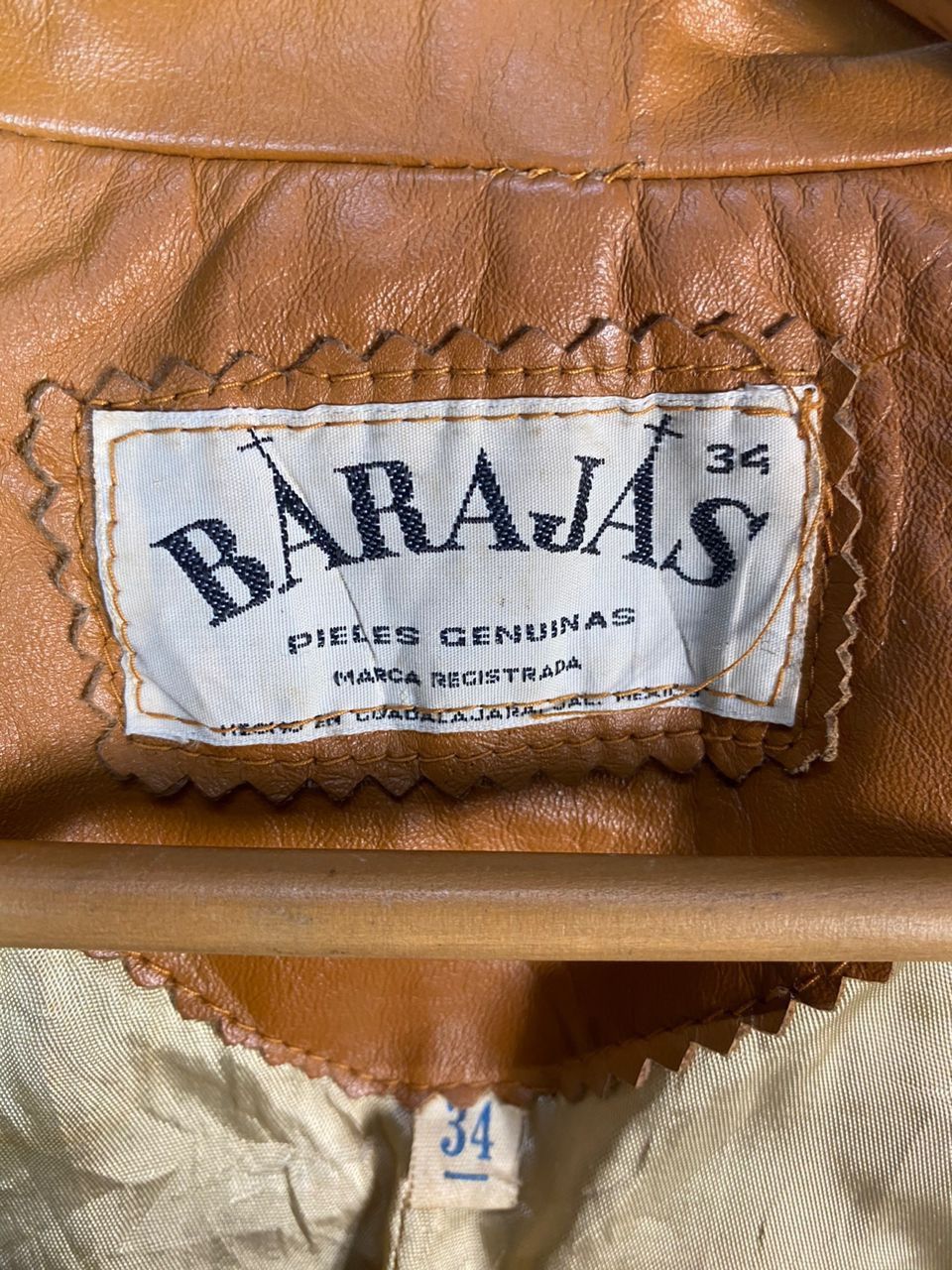 Leather × Vintage Barajas zipper leather jacket Size XS / US 0-2 / IT 36-38 - 5 Thumbnail