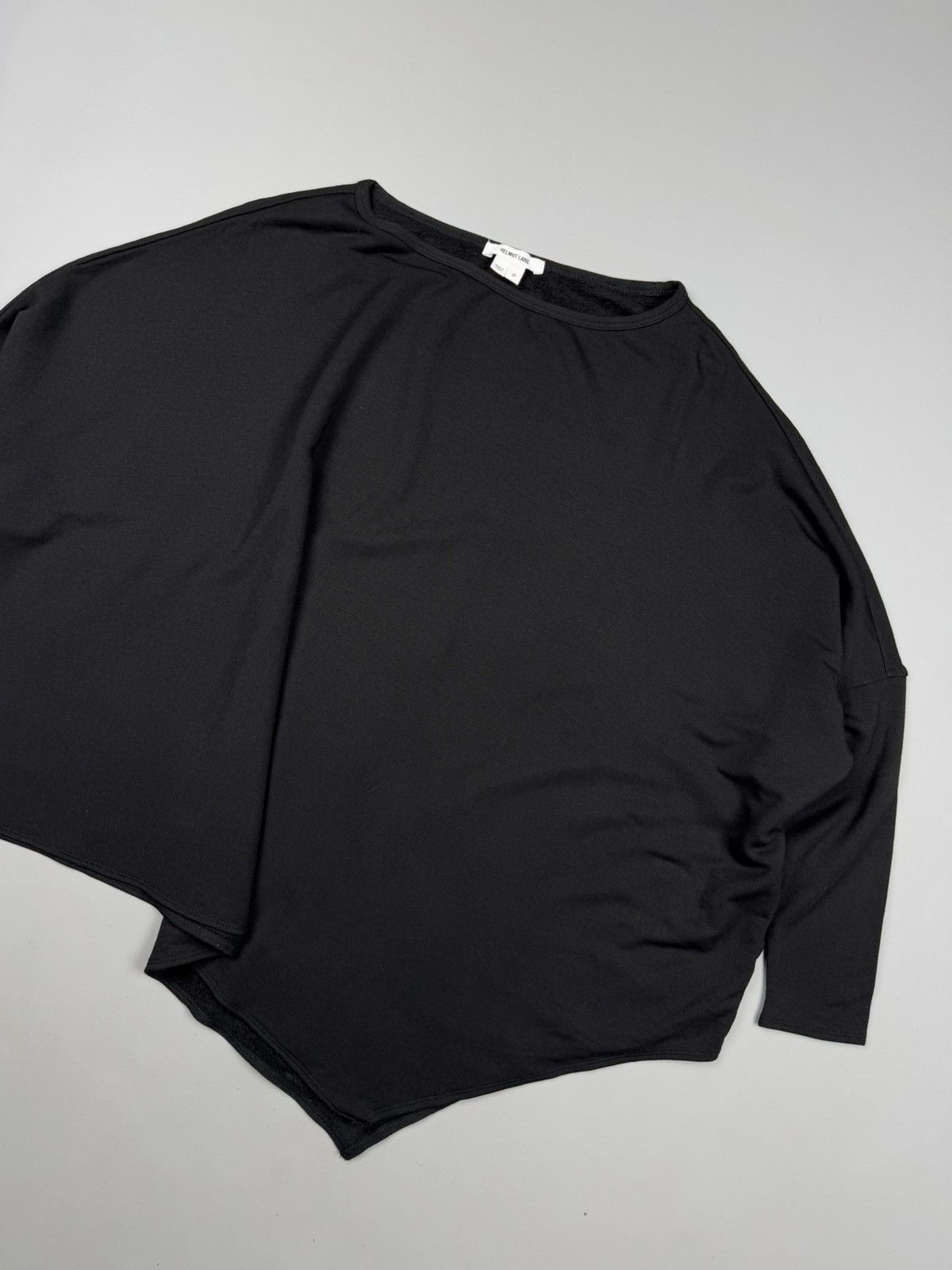 Helmut Lang Helmut Lang Black Oversize Pullover Villous Sweatshirt siz P Size M / US 6-8 / IT 42-44 - 2 Thumbnail