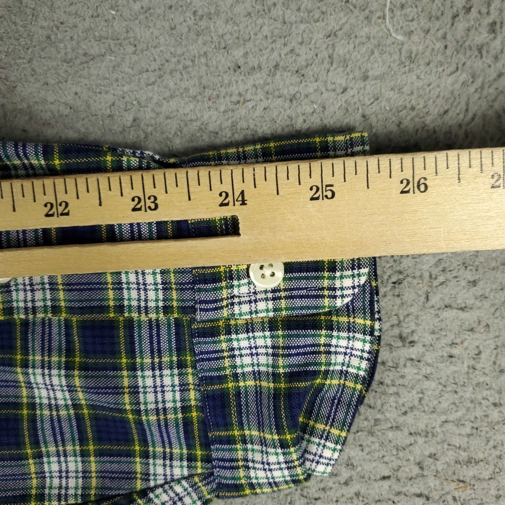 Ralph Lauren Ralph Lauren Shirt Mens Medium Blue Plaid Slim Fit Pony Button Up Long Sleeve Size US M / EU 48-50 / 2 - 7 Thumbnail