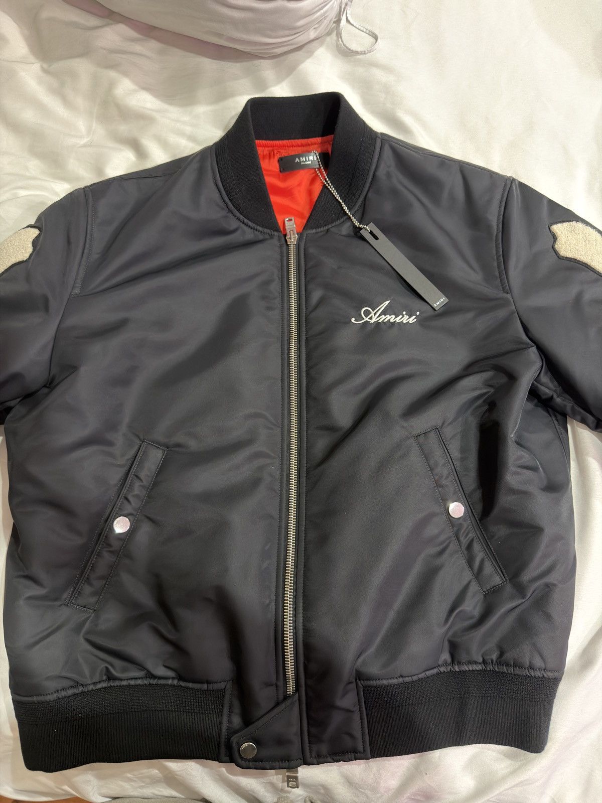 Amiri Amiri Bones Bomber Jacket Size US XL / EU 56 / 4 - 2 Thumbnail