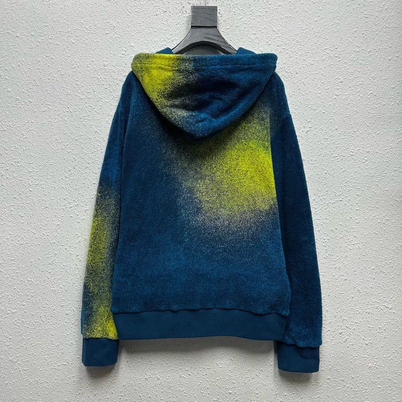 Louis Vuitton Louis Vuitton Blue tie-dye gradient polar fleece hooded zip Size US L / EU 52-54 / 3 - 2 Thumbnail