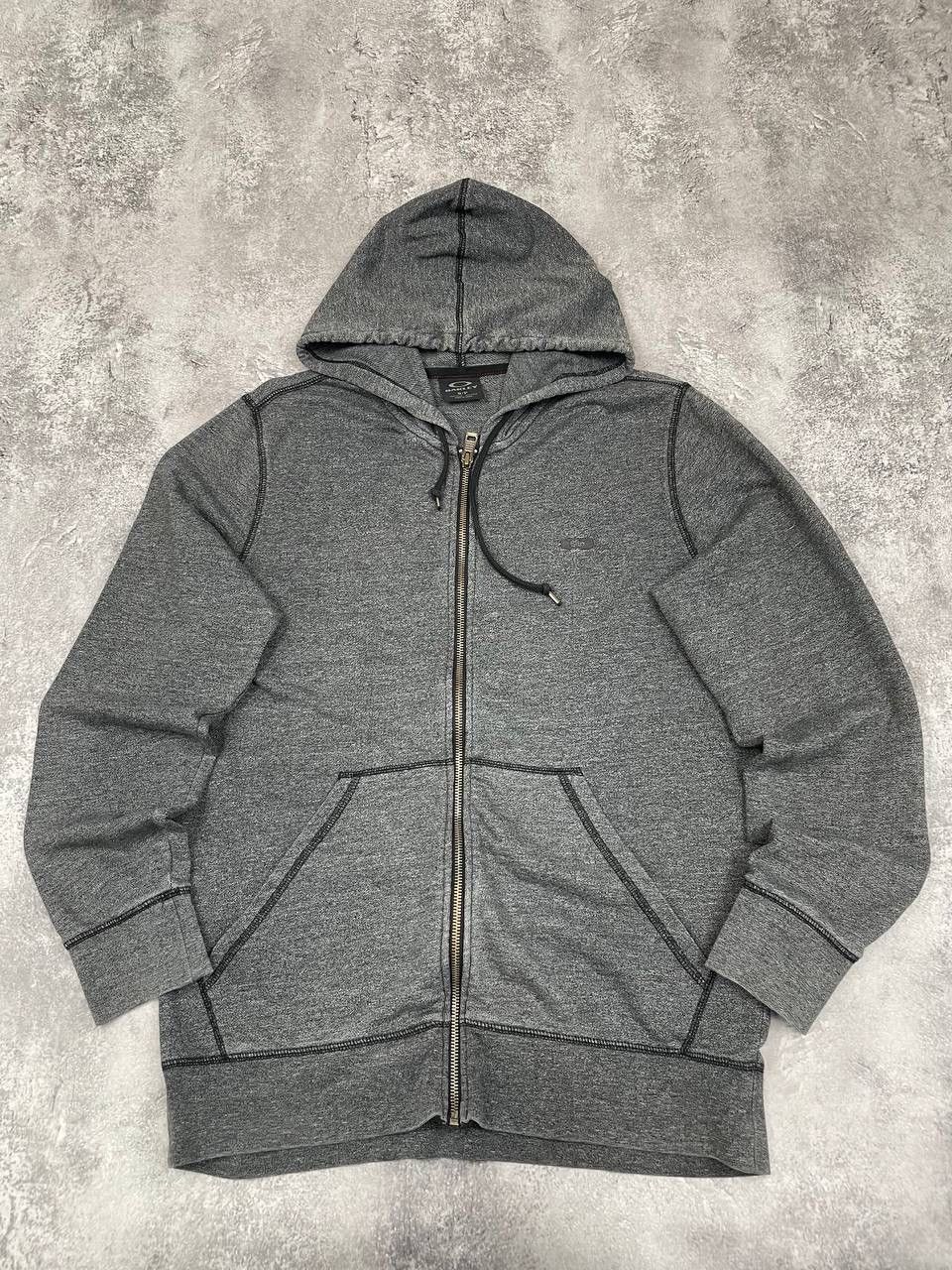 Oakley Oakley Vintage Men Cotton Hoodie Zip Grey Size S Size US S / EU 44-46 / 1 - 1 Thumbnail