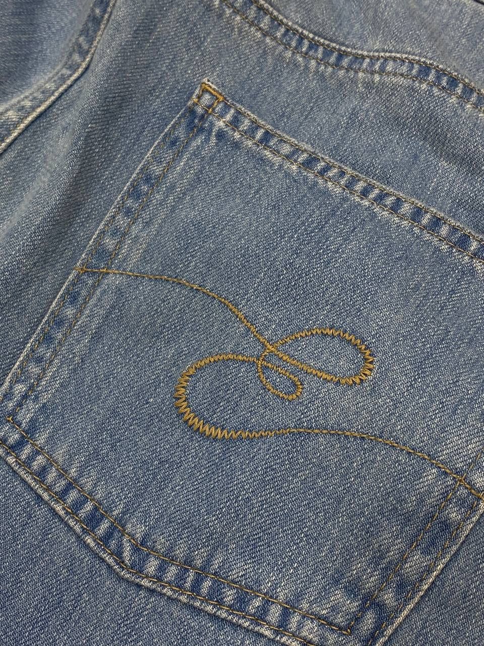 Escada Escada Sport Sexy Boyfriend Embroidered Hearts Denim Pants Size 28" / US 6 / IT 42 - 10 Thumbnail