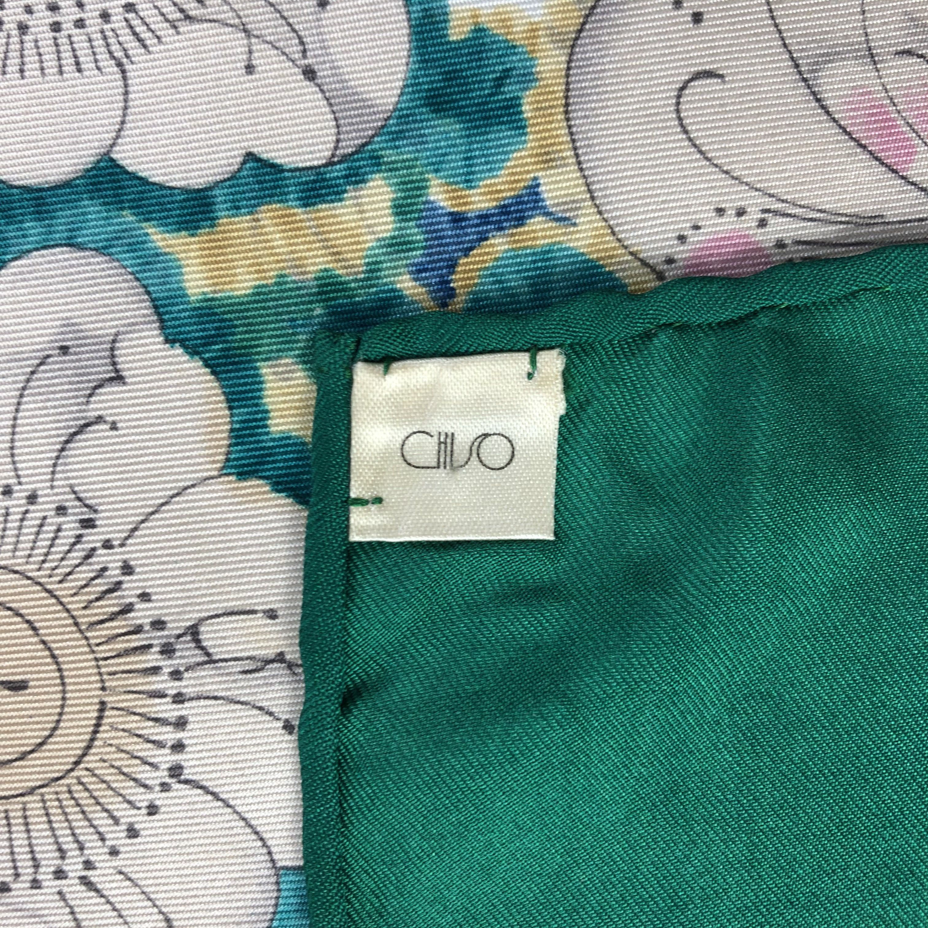 Vintage Vintage Madame Kiyoko Silk Scarf Size ONE SIZE - 5 Thumbnail