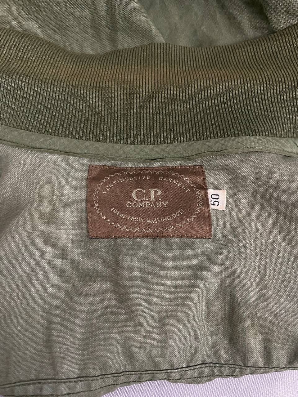 C.P. Company C.P. Company Archive Flight Jacket Linen Valstsrino S/S 1991 Size US L / EU 52-54 / 3 - 14 Thumbnail