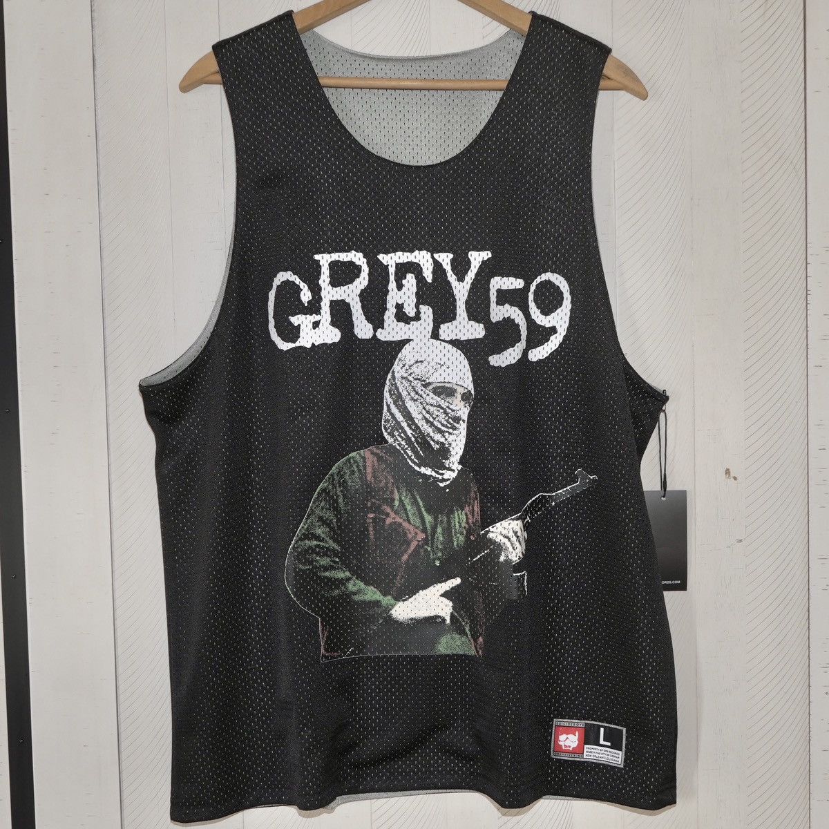 G59 Records G59 Records Infidel Reversible Jersey Sz Large Suicideboys Size US L / EU 52-54 / 3 - 1 Thumbnail