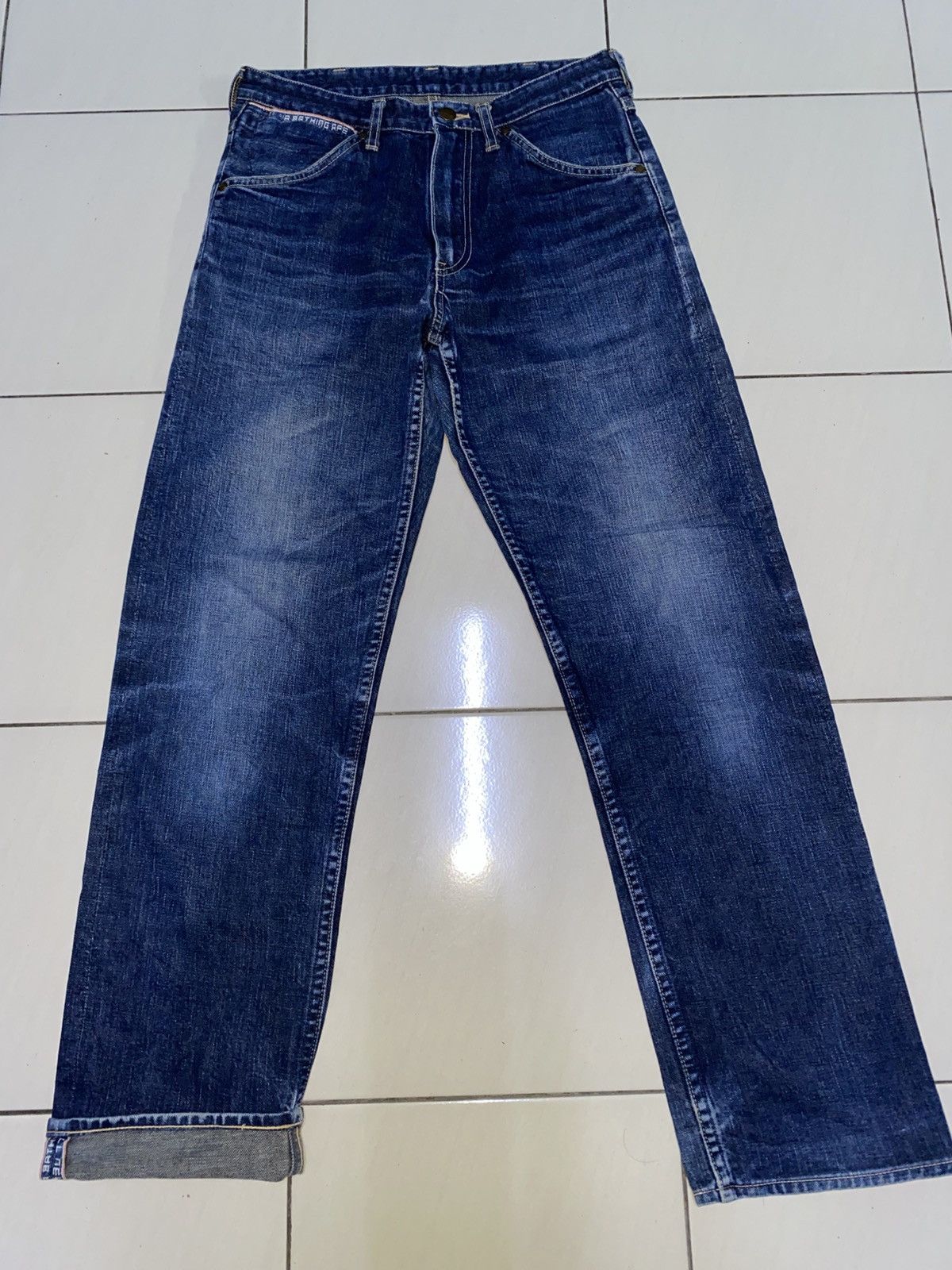 Archive Piece A Bathing Ape Selvedge Red Line Jeans
