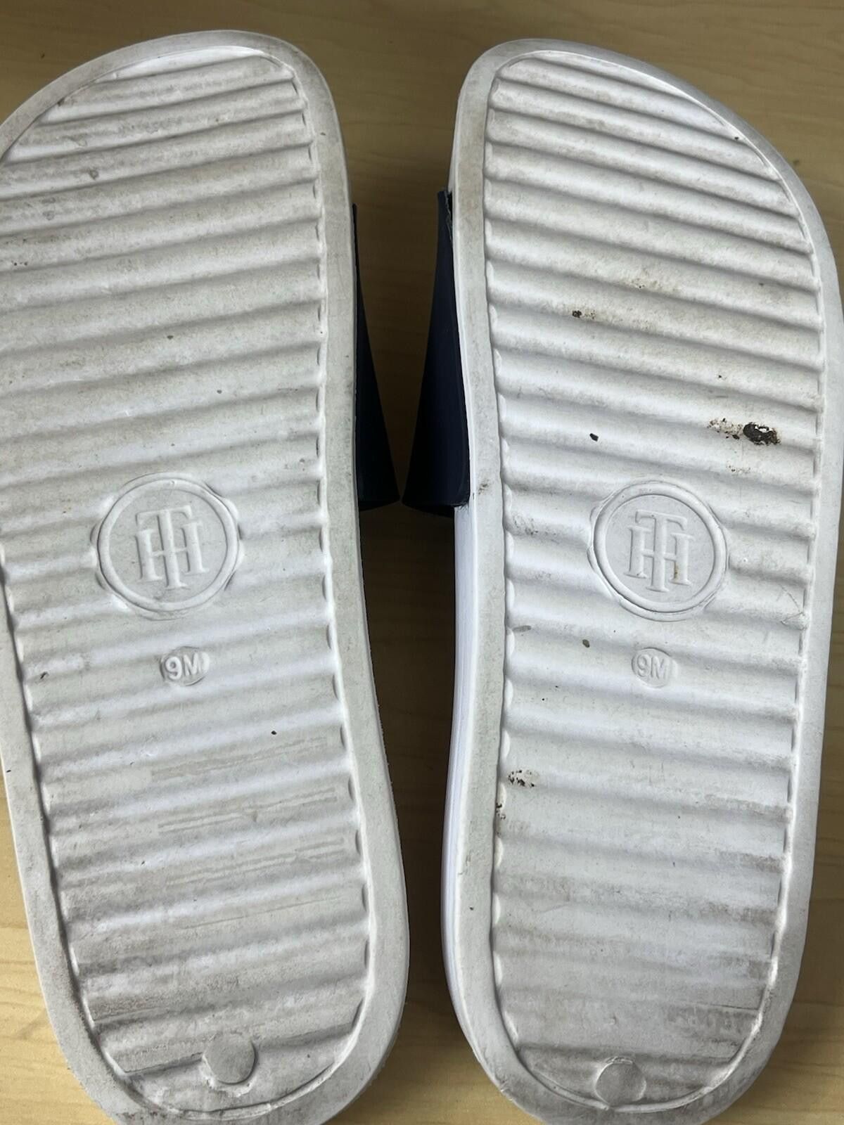 Tommy Hilfiger Tommy Hilfiger Dark Blue White Red Slide Sandal Flip Flop 11 Size US 9 / EU 42 - 6 Thumbnail