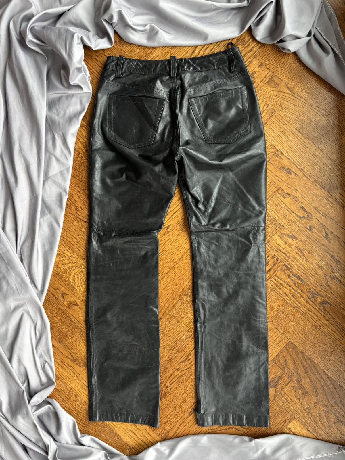 Gap × Leather × Vintage Vintage GAP Leather Pants 1990s 2000s Y2K 
