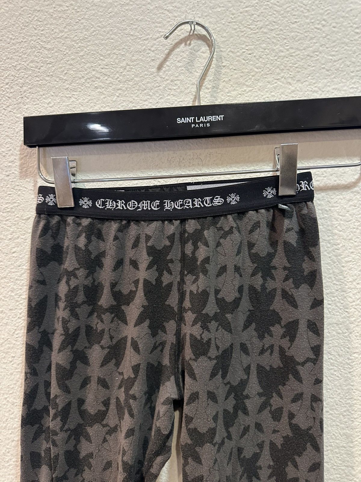 Chrome Hearts Ch Cemetery Cross Leggings S Size 26" / US 2 / IT 38 - 2 Thumbnail