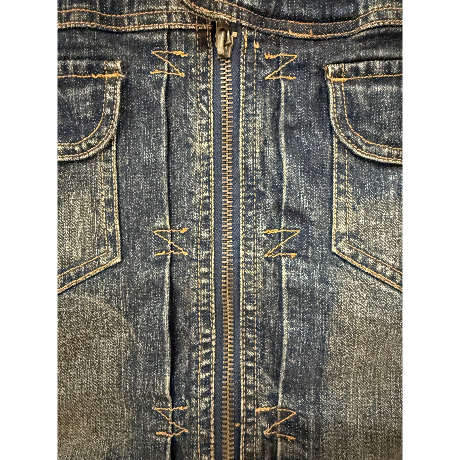 & Other Stories Vintage Yuka Jeans Denim Jacket Women's M Streetwear Y2K Size M / US 6-8 / IT 42-44 - 6 Thumbnail