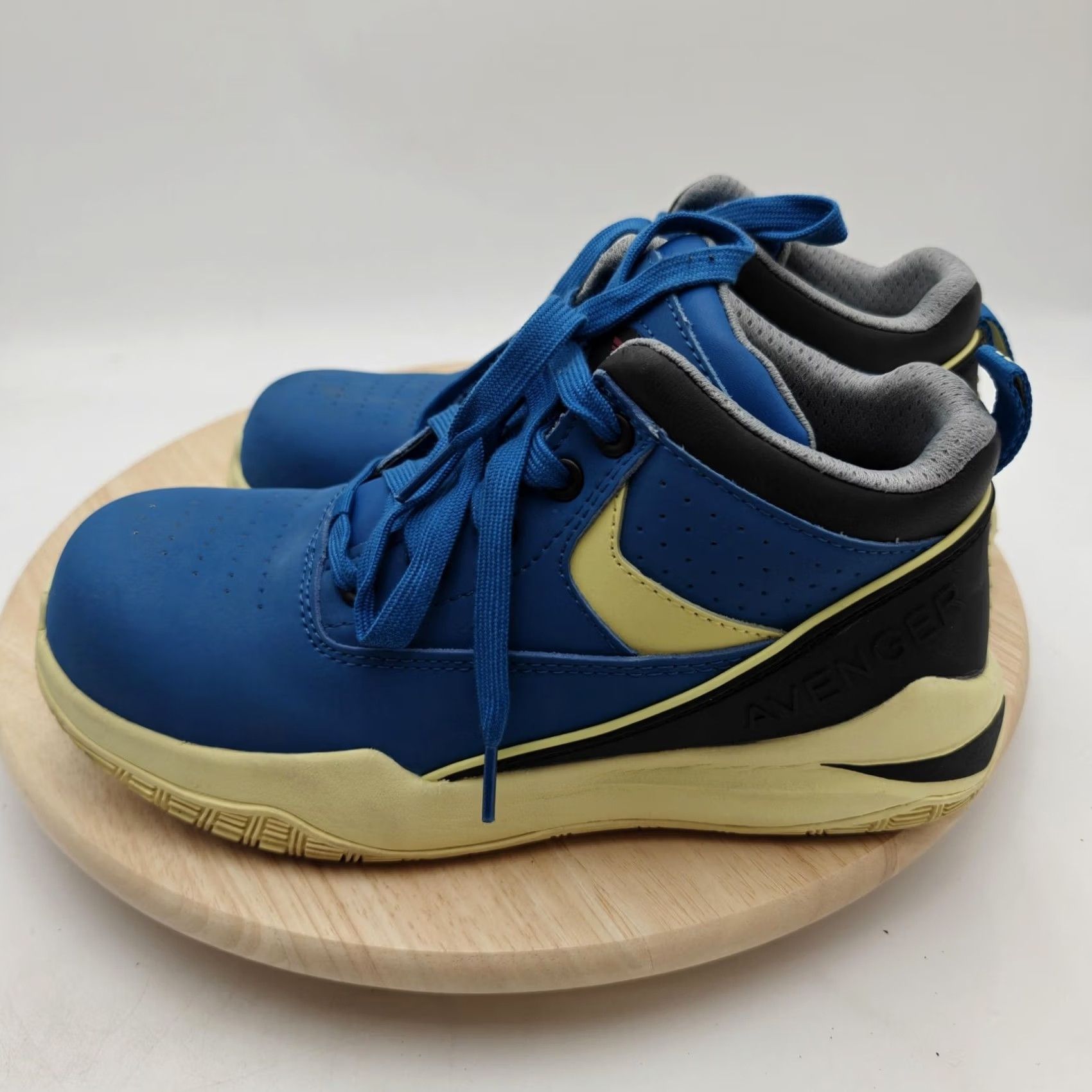 Vintage Avenger Work Boots Womens Size 8 Blue Reaction CN A832 Safety Toe Ankle Lace Up Size US 8 / IT 38 - 2 Thumbnail
