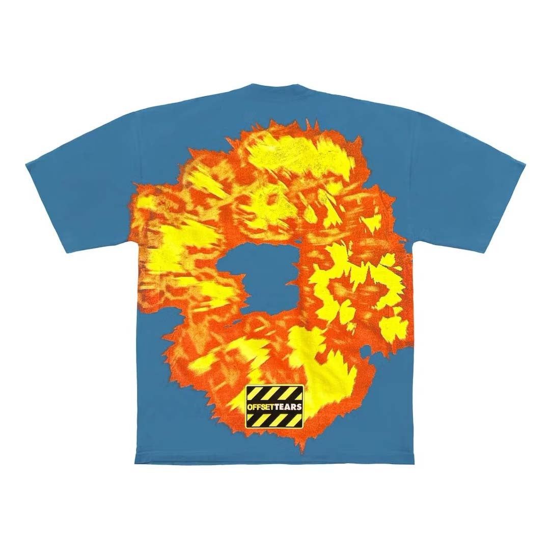 DENIM TEARS x Offset Set It Off #2 Tee Blue T-shirts Size US XL / EU 56 / 4 - 1 Thumbnail