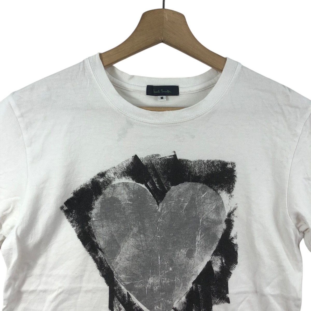 Paul Smith Vintage PAUL SMITH LONDON Black Heart Love Hurts Tee Shirt Size M / US 6-8 / IT 42-44 - 2 Thumbnail