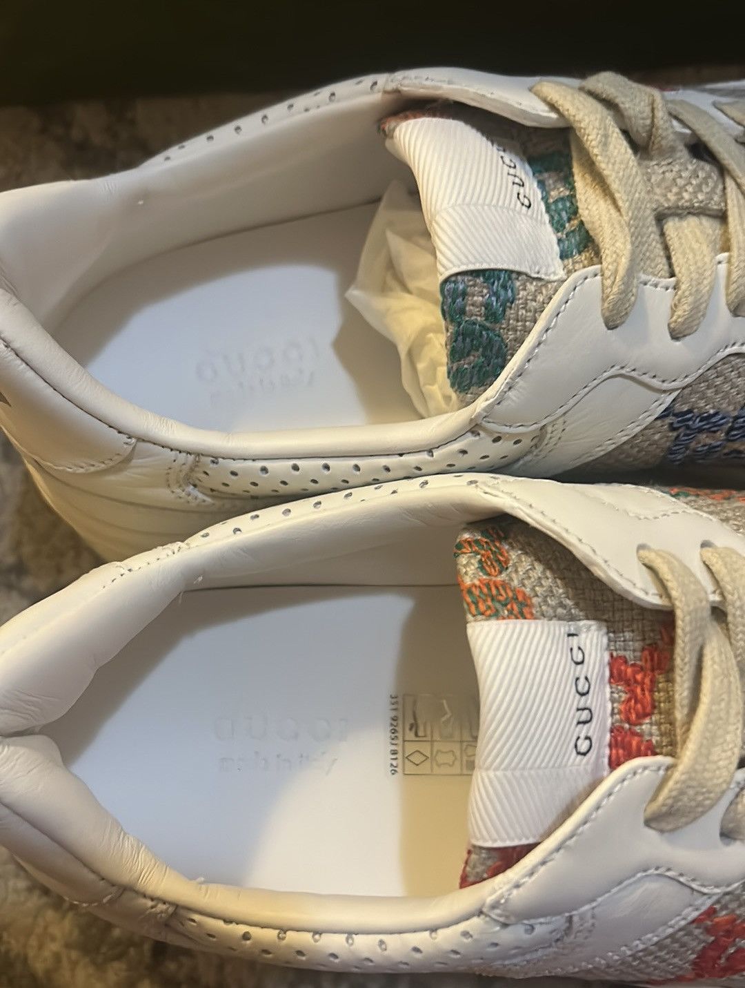 Gucci Gucci GG Sneaker Multicolor Embroidered size 41 Size US 11 / IT 41 - 8 Thumbnail