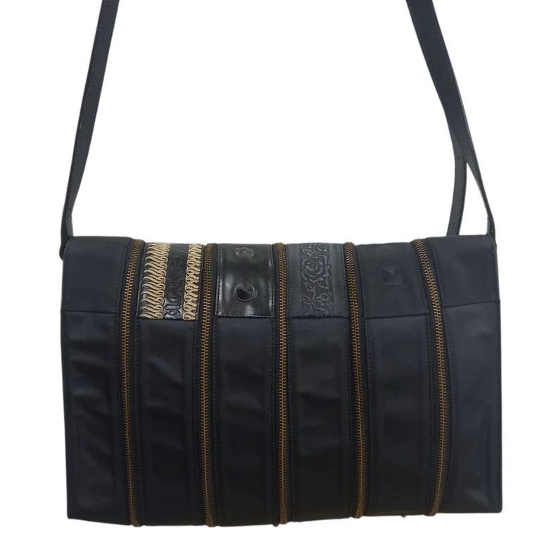 Jean Paul Gaultier Jean paul gaultierZipper dragon pattern shoulder bag 2503-N Size ONE SIZE - 3 Thumbnail