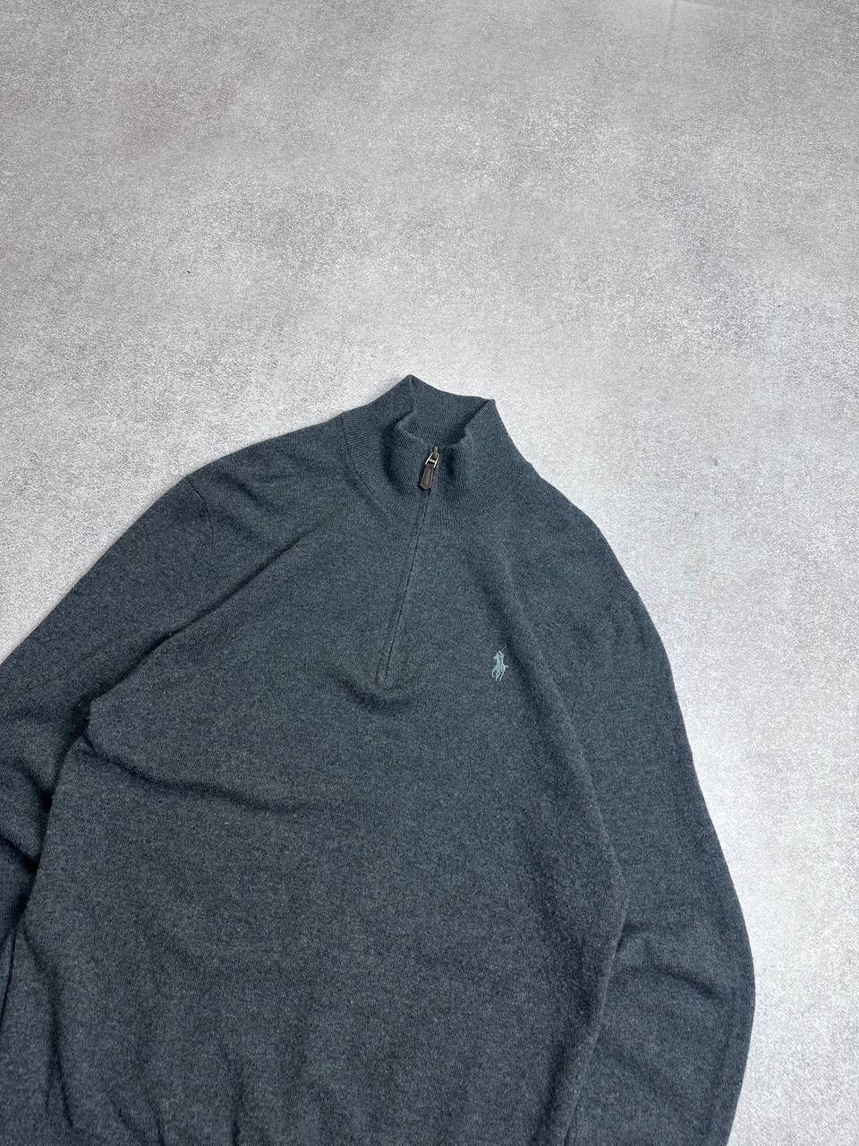 Polo Ralph Lauren Vintage Polo Ralph Lauren Quarter Zip Knit Sweater M Size US M / EU 48-50 / 2 - 2 Thumbnail