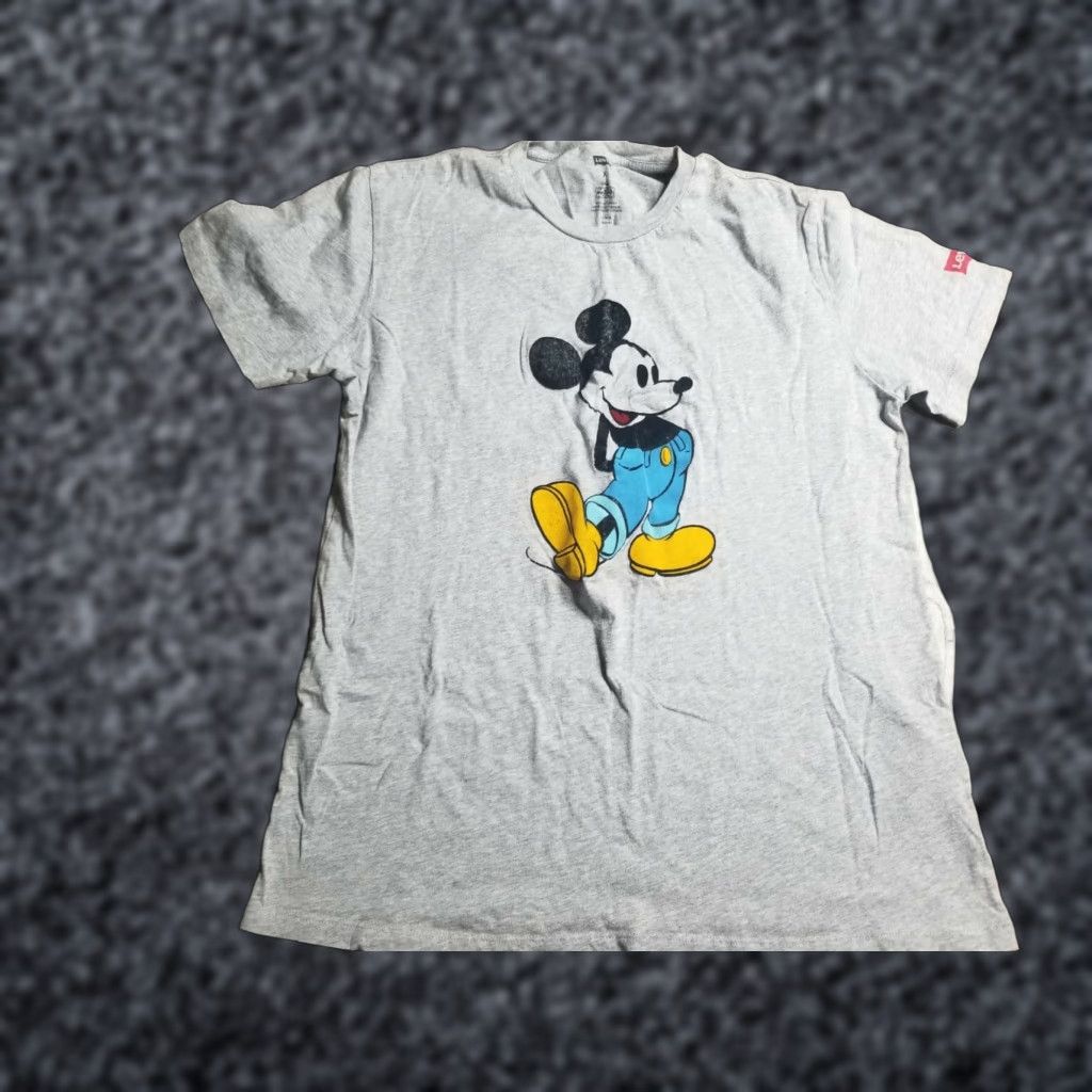 Levi's Levi's T-Shirt Shirt Mens L Gray Mickey Mouse 90th Birthday Nwt X Size US L / EU 52-54 / 3 - 1 Thumbnail