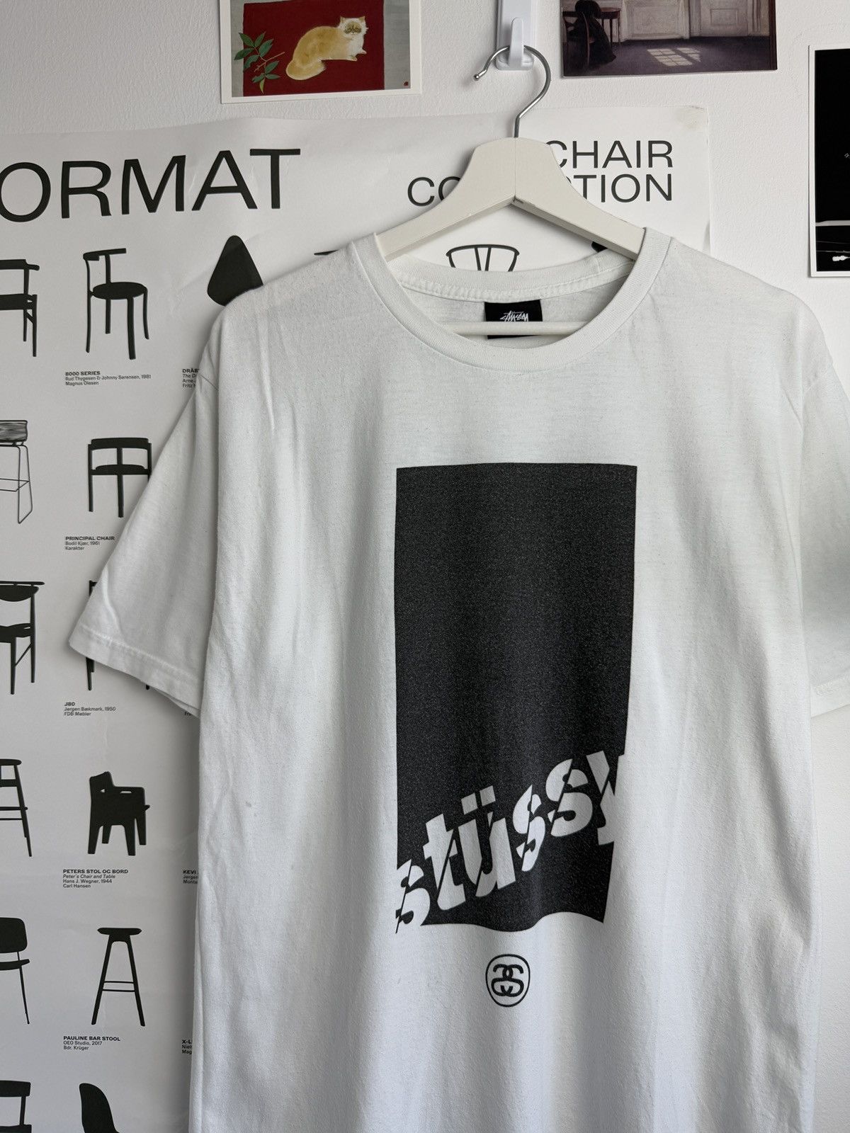 Stussy × Vintage Vintage y2k Stussy big logo baggy t-shirt M skate gorpcore Size US M / EU 48-50 / 2 - 3 Thumbnail