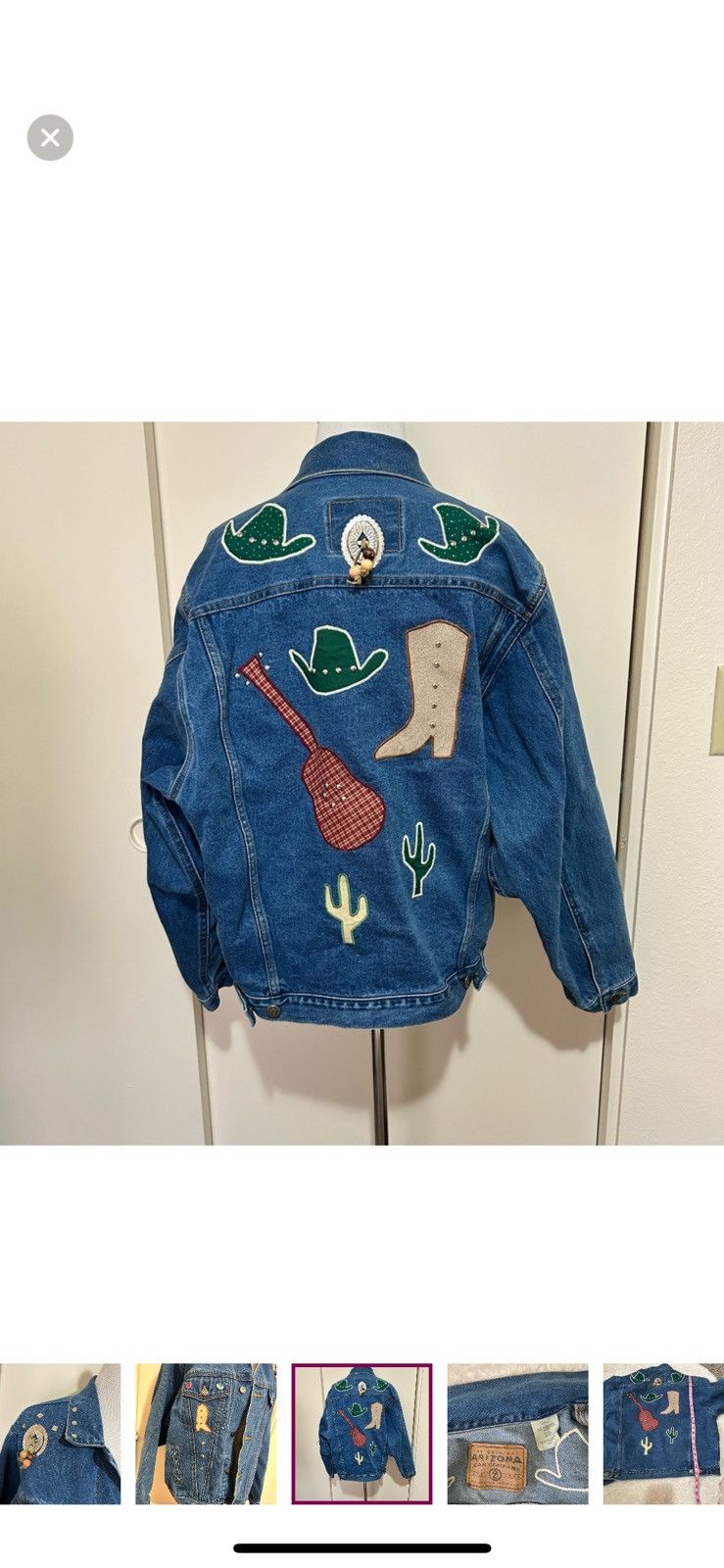Arizona Jean Co. Arizona Jean company XL cowboy southwest embroidered jacket Size XL / US 12-14 / IT 48-50 - 9 Thumbnail