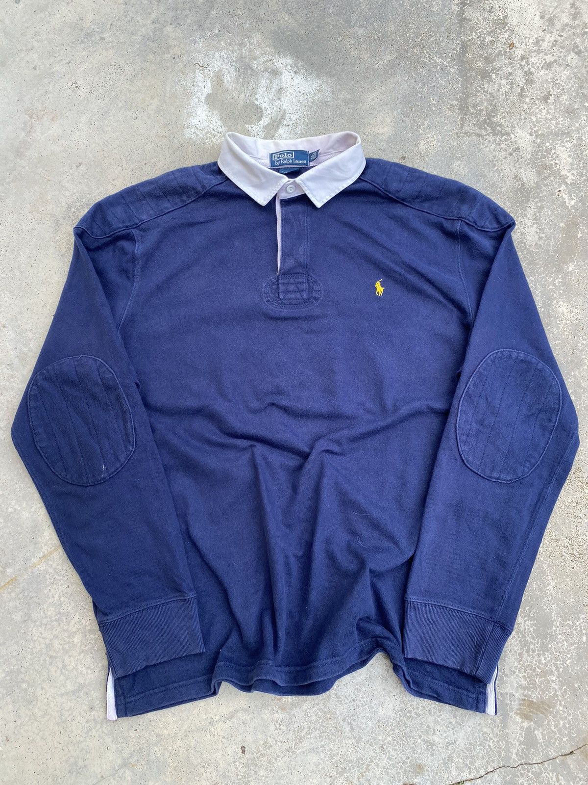 Polo Ralph Lauren Vintage Polo Ralph Lauren Rugby Long Sleeve polo shirt Size US L / EU 52-54 / 3 - 1 Thumbnail