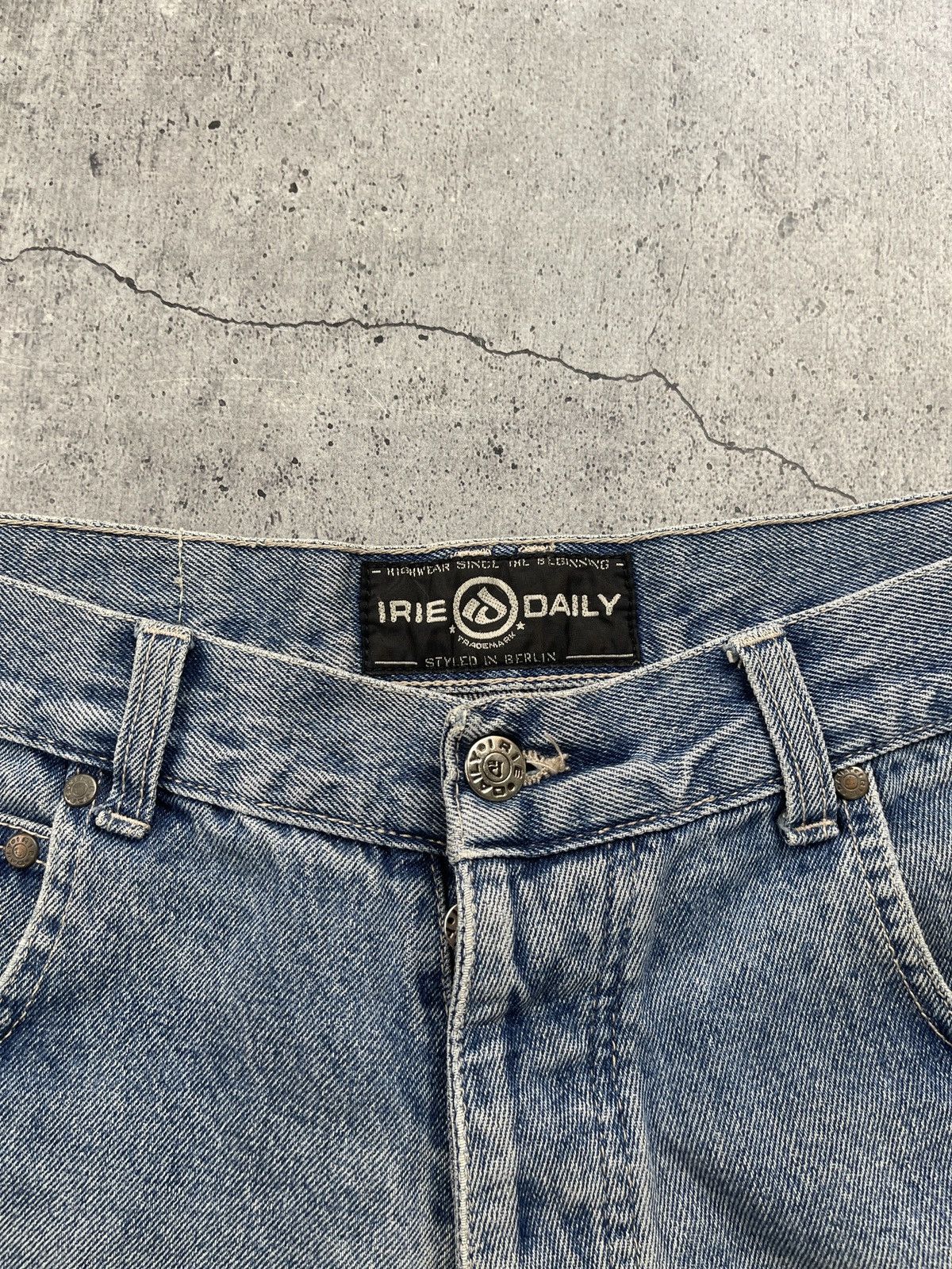 Phat Farm × Vintage Vintage Y2K Baggy Jeans Shorts🔥 Size US 36 / EU 52 - 6 Thumbnail