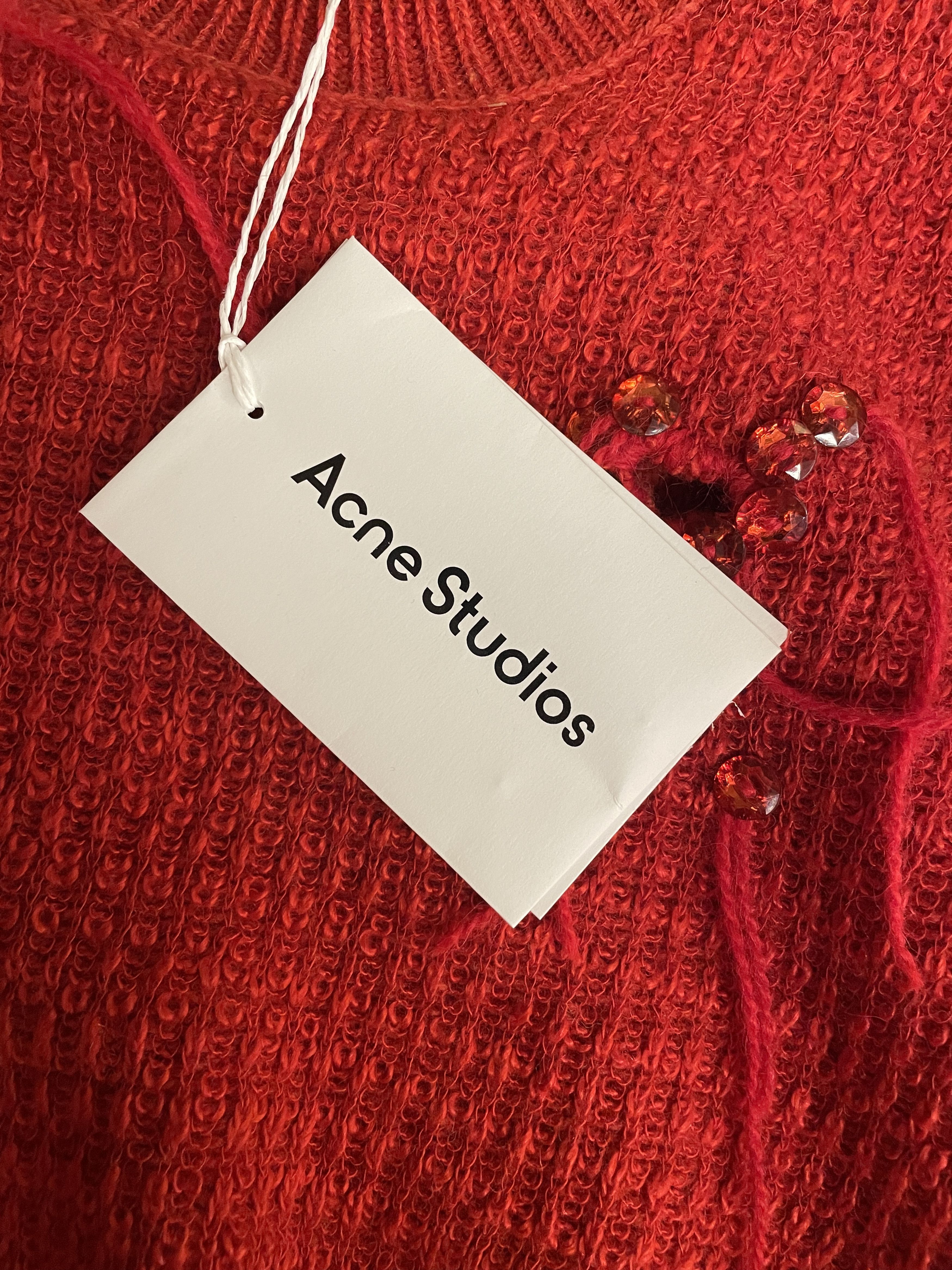 Acne Studios $740 Acne Studios Distressed Crop Knit Sweater Size S / US 4 / IT 40 - 4 Thumbnail