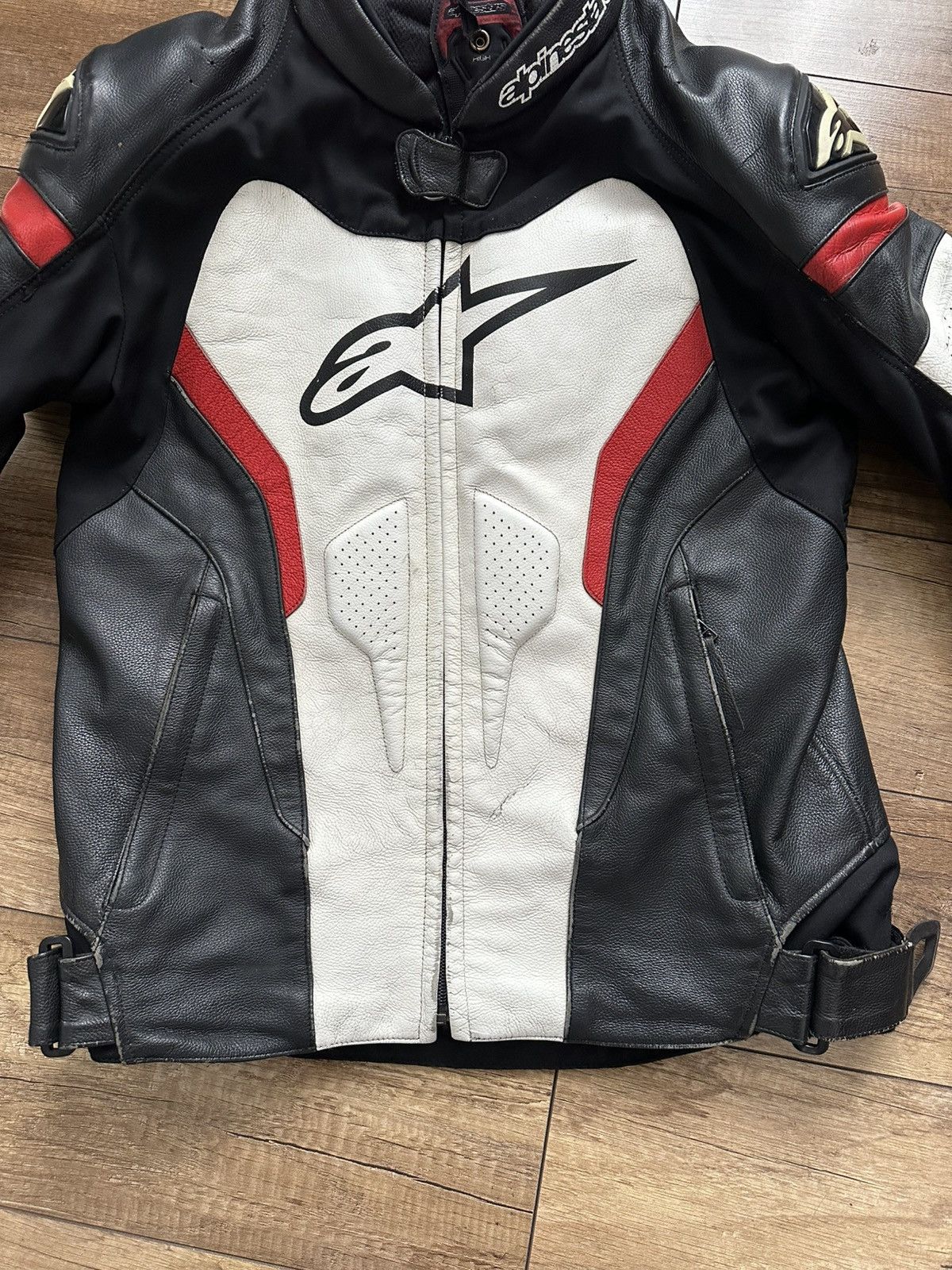 Alpinestars Alpinestars Vintage Zip Leather Moto Jacket Size US L / EU 52-54 / 3 - 5 Thumbnail
