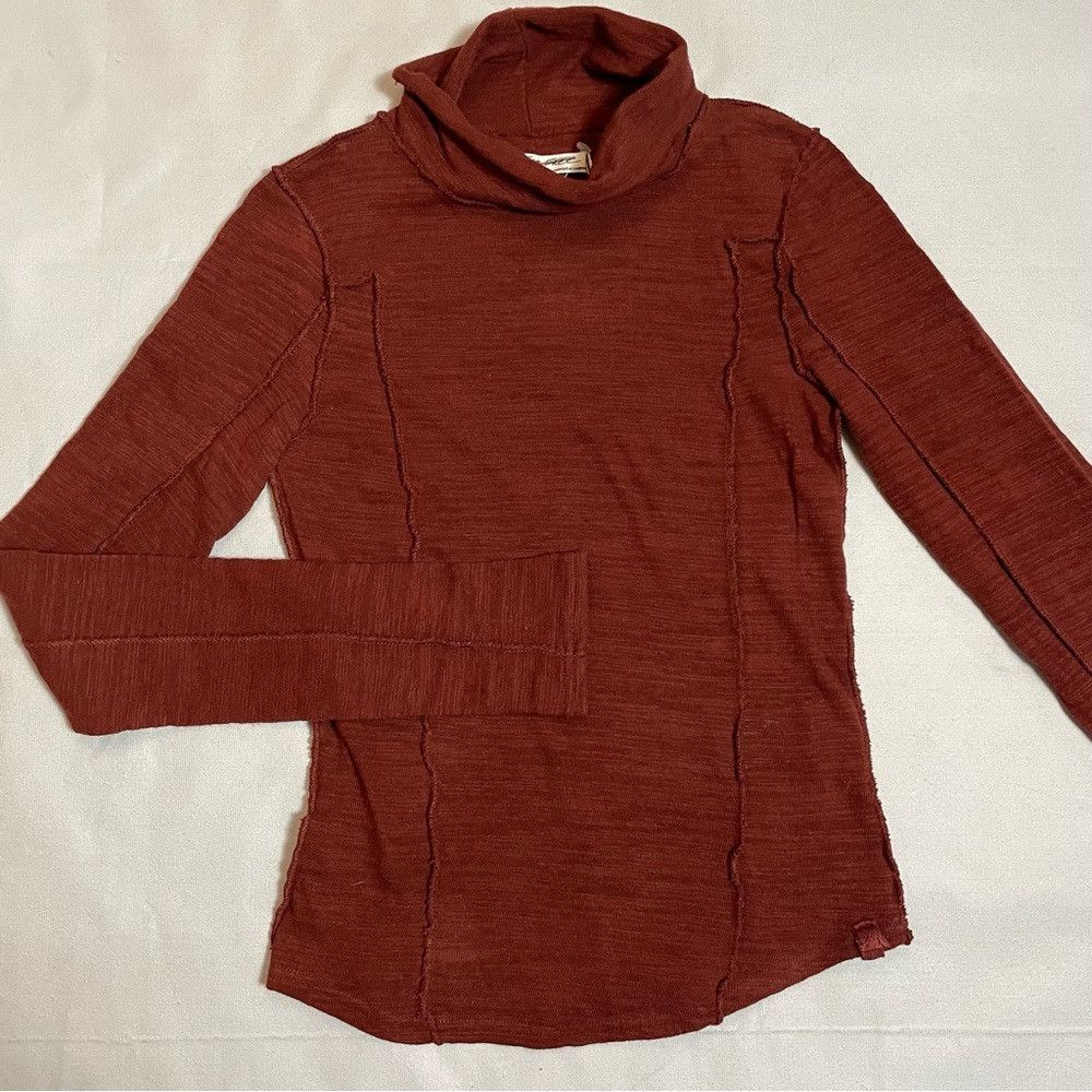 Free People New Free People Everyday Layering Garnet Grotto Top Turtlen Size XS / US 0-2 / IT 36-38 - 7 Thumbnail