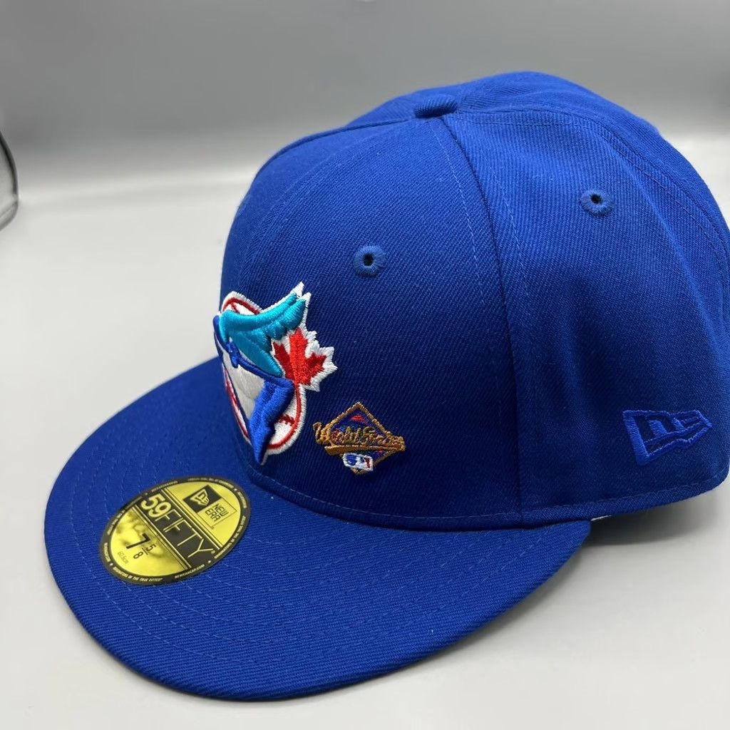 New Era Toronto Blue Jays Hat Men 7 5/8 59Fifty New Era Fitted Cap Size ONE SIZE - 2 Thumbnail